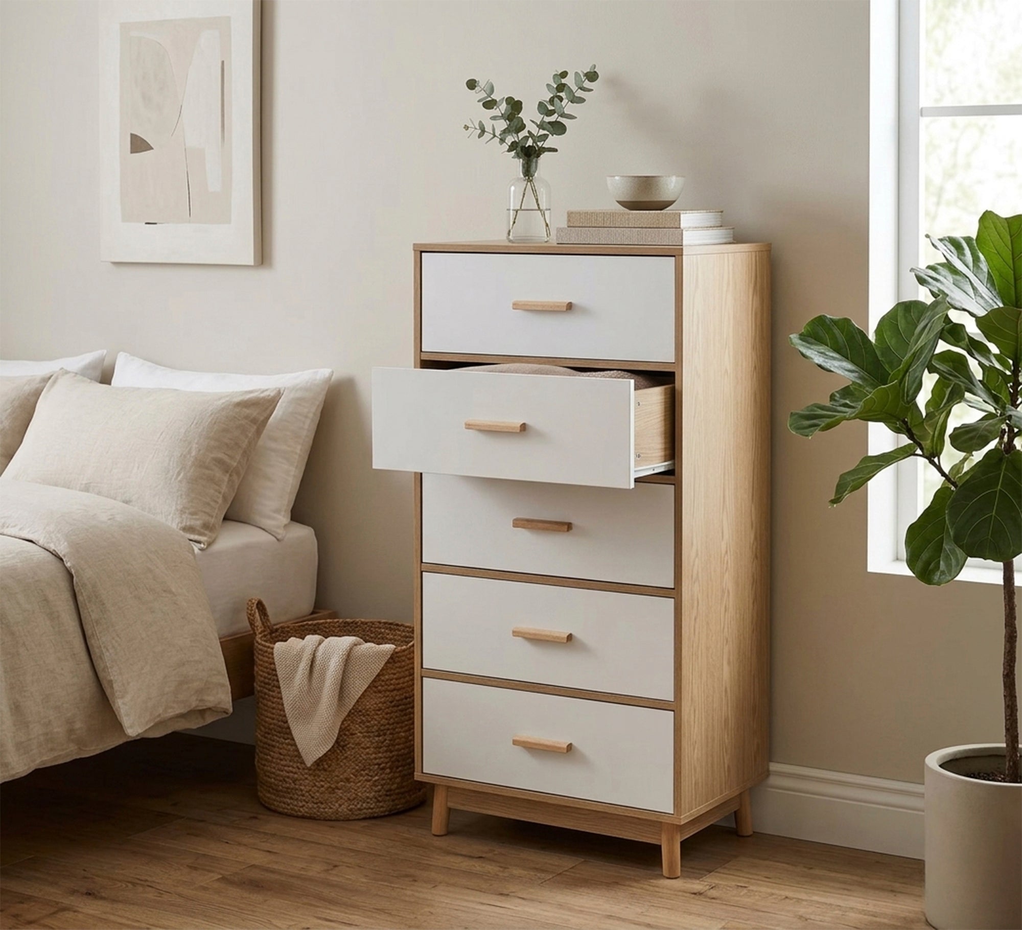 Storage unit with five drawers - Vitrine Furniture - Drawers