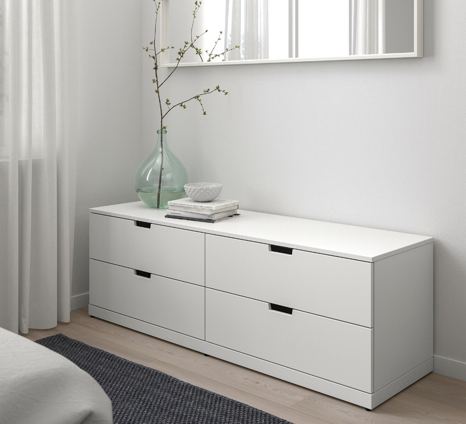 Storage unit with four drawers - Vitrine Furniture - Drawers