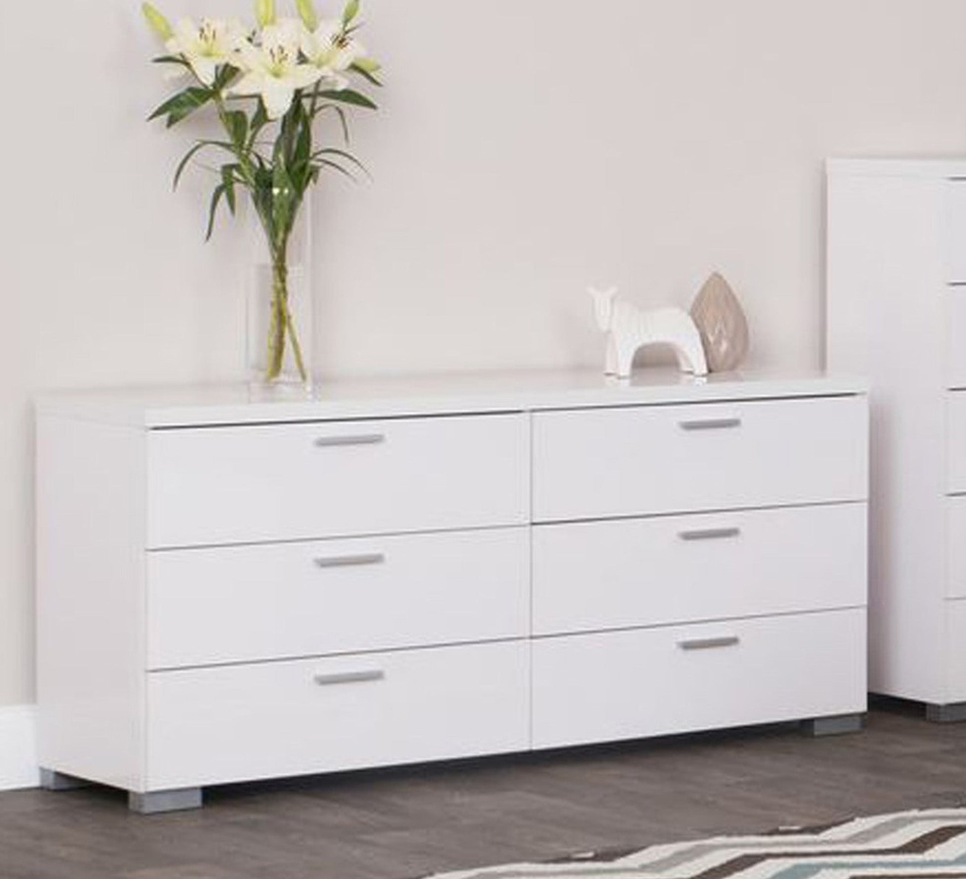 Storage unit with six drawers - Vitrine Furniture - Drawers