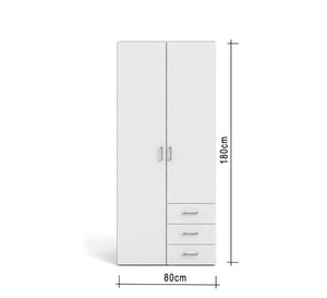 StorEase Dresser: Two - Doors, Three Drawers Elegance - Vitrine Furniture - Furniture