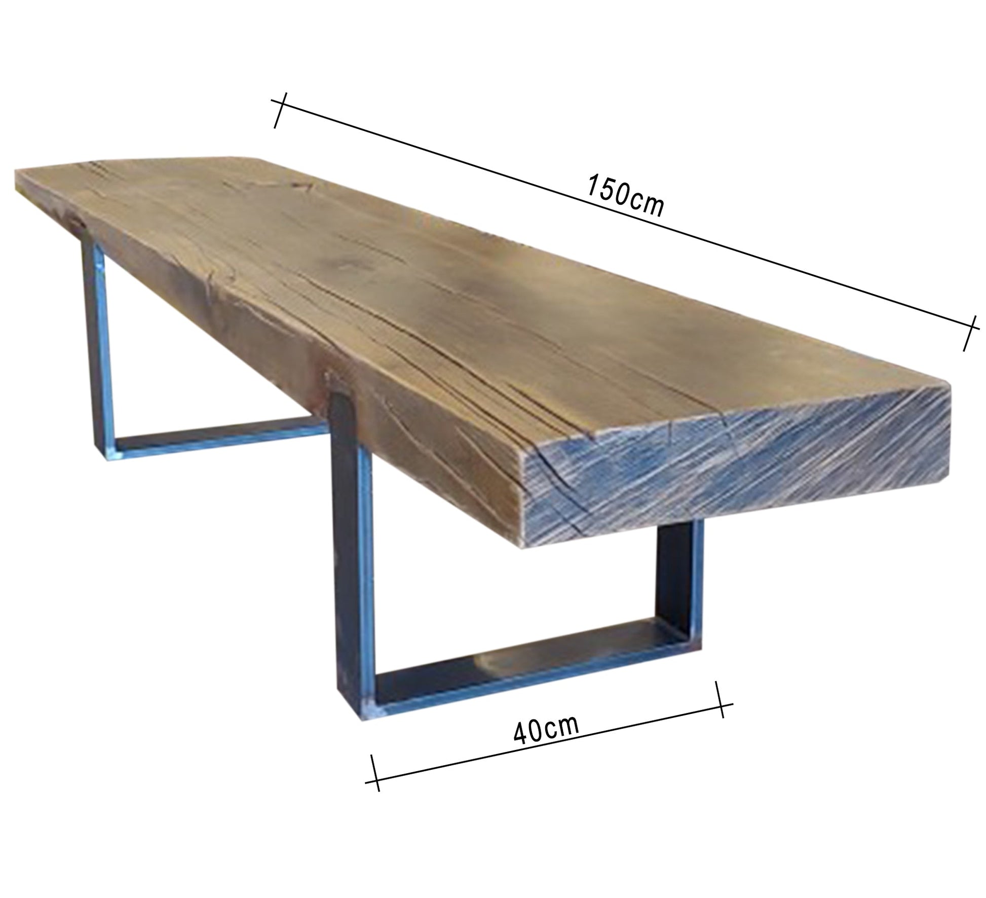 Sturdy wooden bench - Vitrine Furniture - Outdoor Products