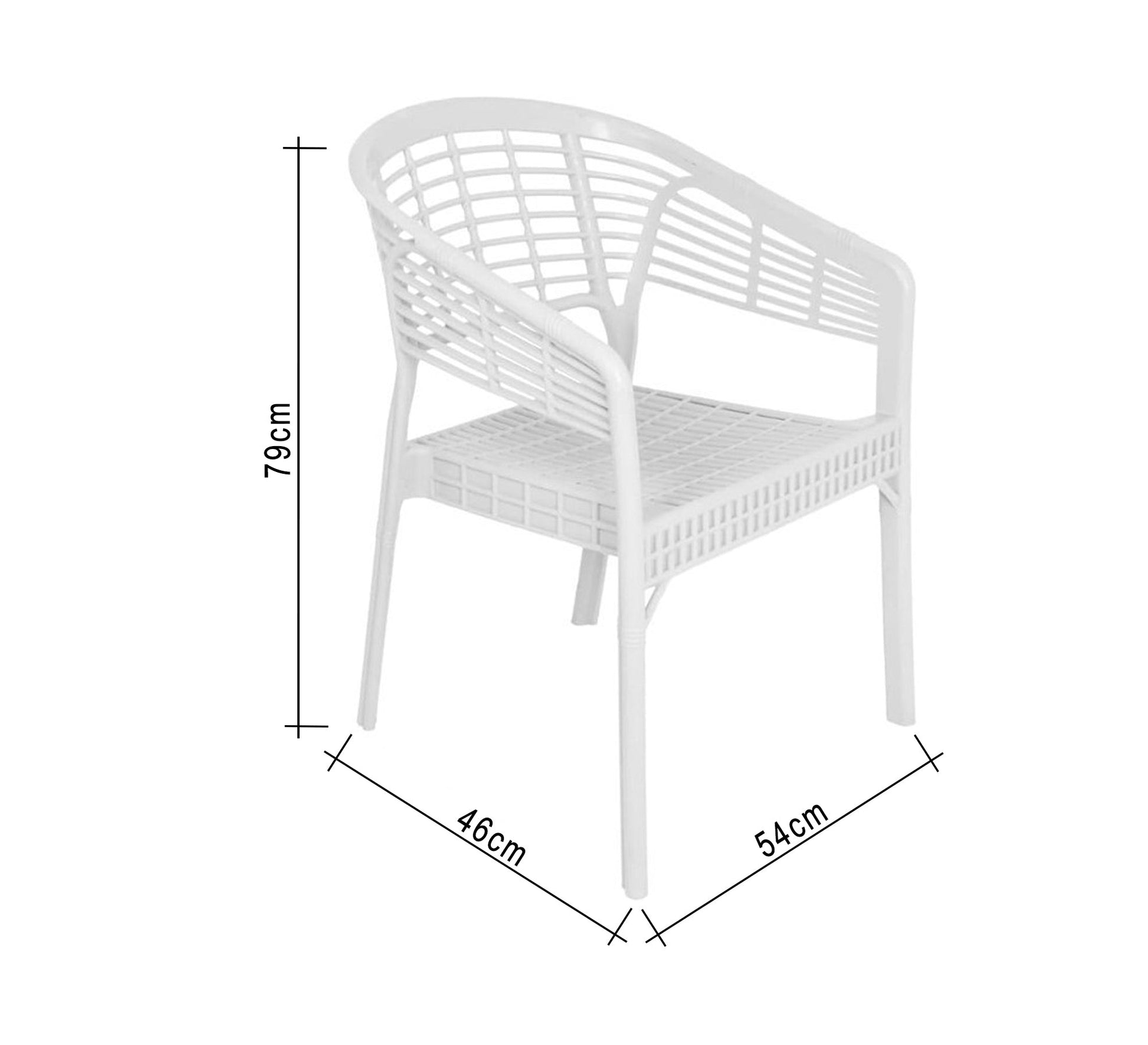 Stylish and attractive white garden furniture set - Vitrine Furniture - Outdoor Products