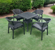 Stylish and comfortable black garden furniture set - Vitrine Furniture - Outdoor Products