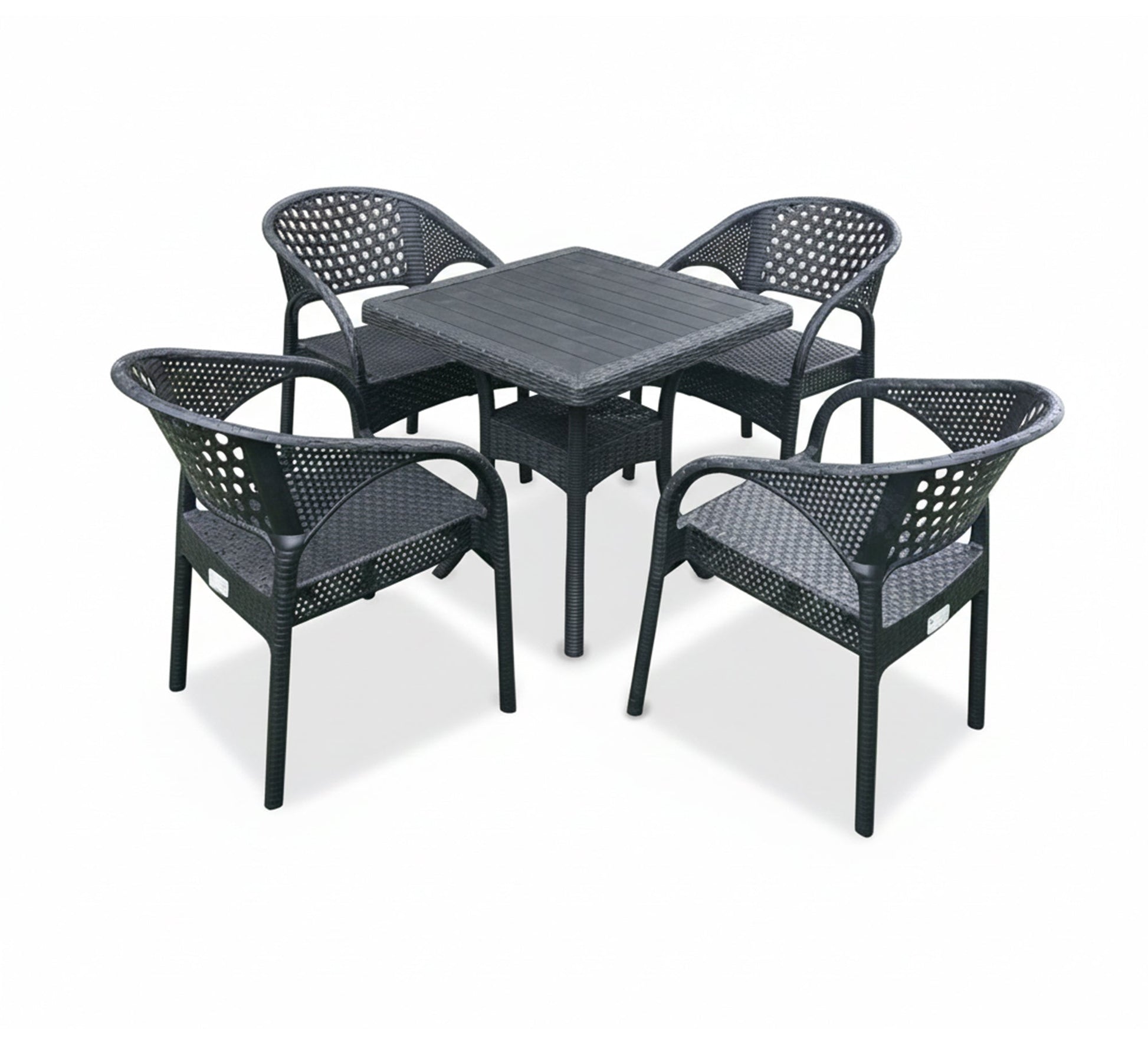 Stylish and comfortable black garden furniture set - Vitrine Furniture - Outdoor Products