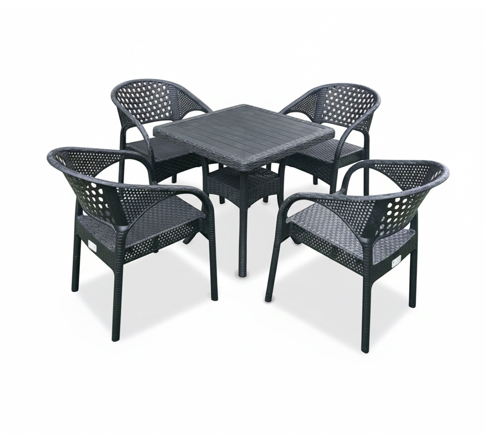 Stylish and comfortable black garden furniture set - Vitrine Furniture - Outdoor Products
