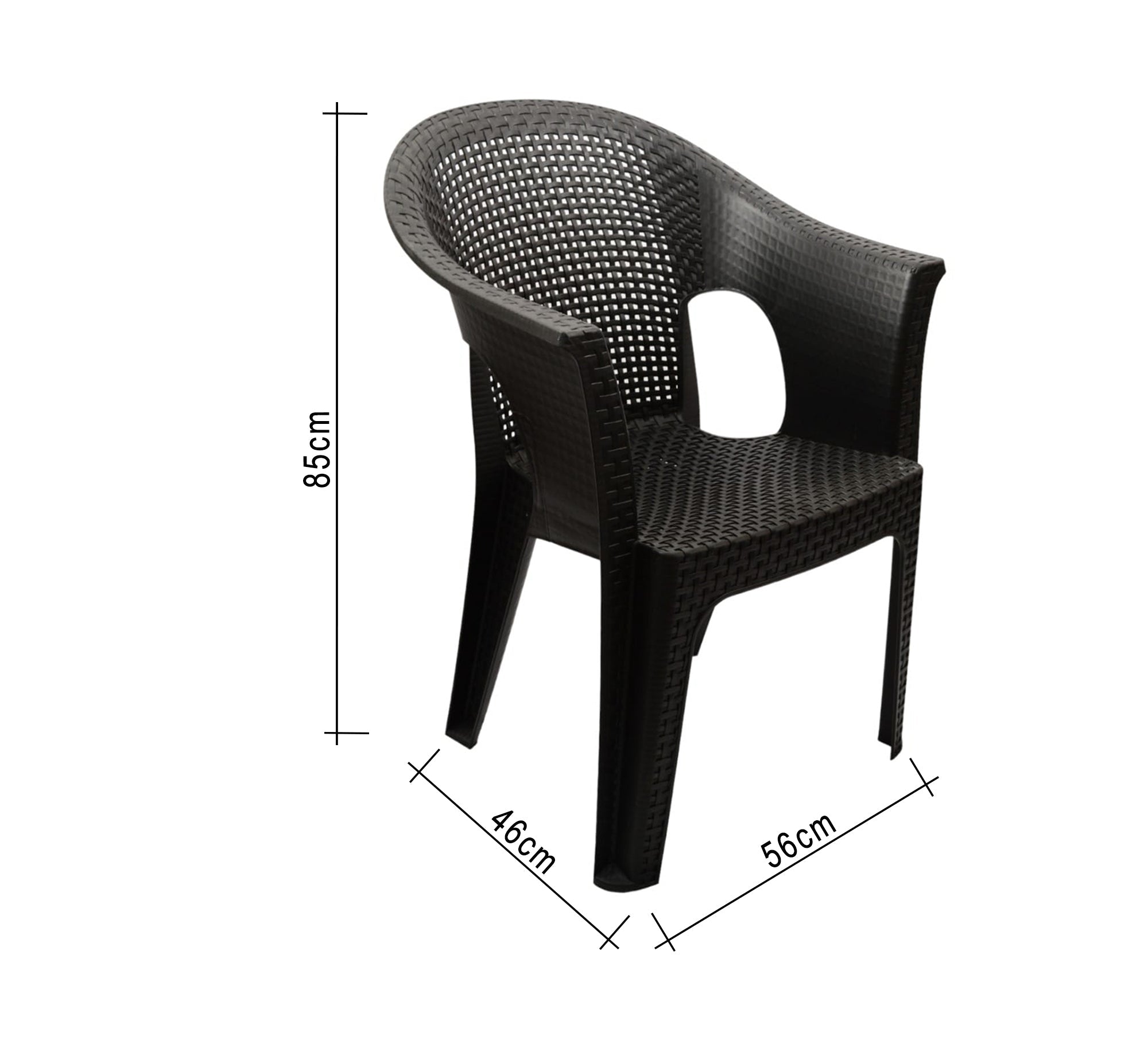 Stylish and durable black outdoor seating set - Vitrine Furniture - Outdoor Products