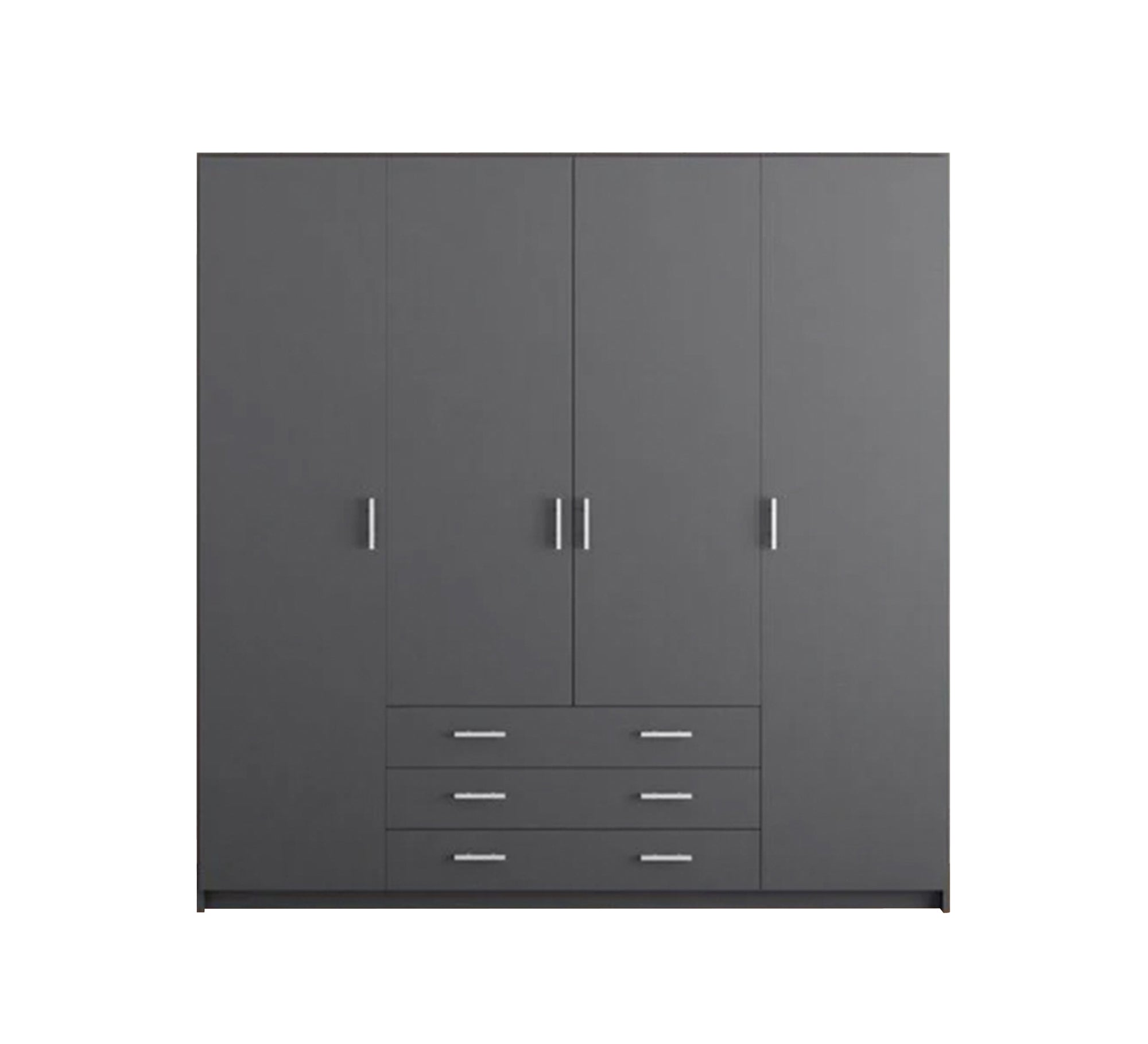 Stylish and practical wardrobe in gray - Vitrine Furniture - Furniture