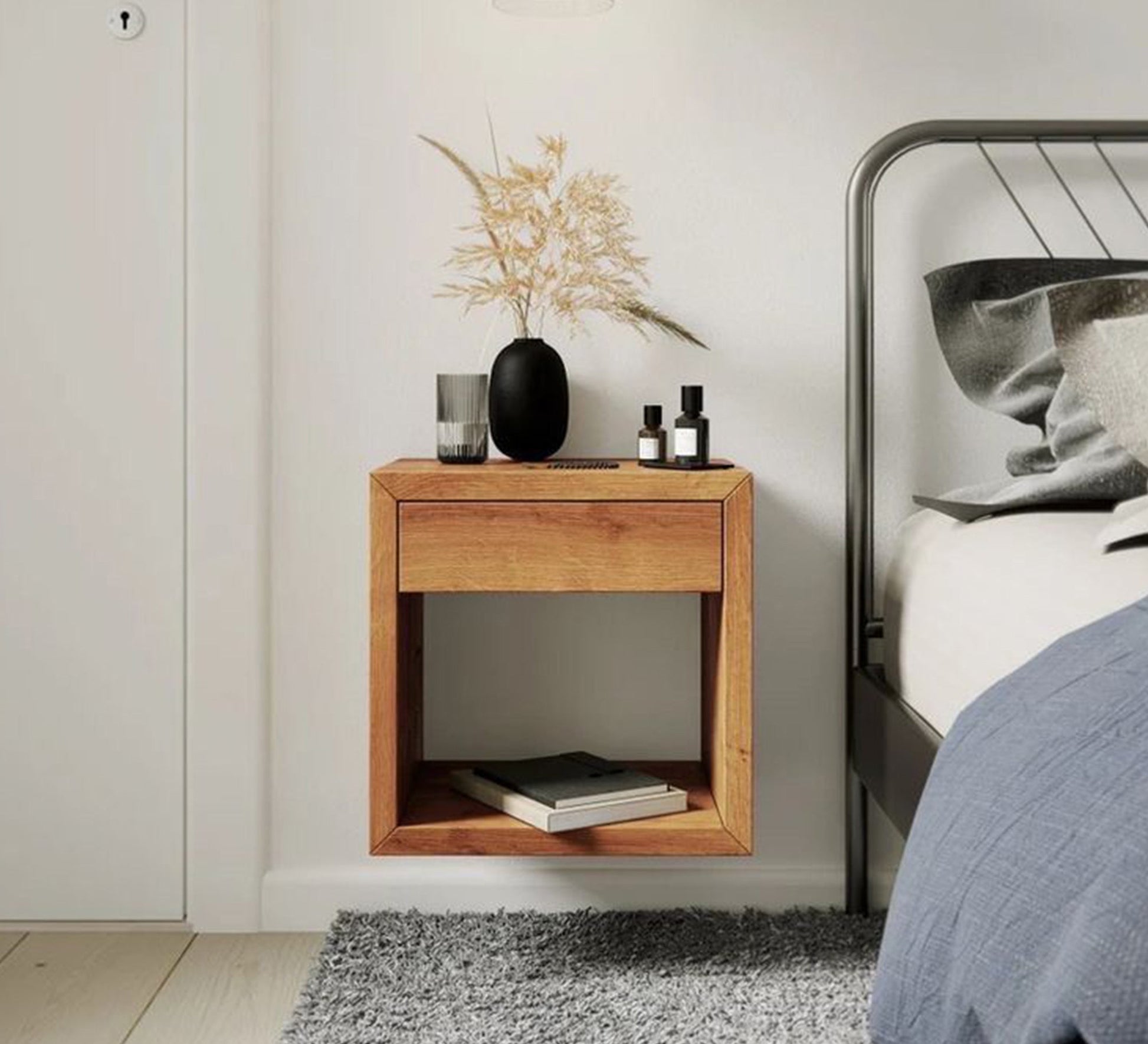 Stylish and space - saving wooden hanging table - Vitrine Furniture - Furniture