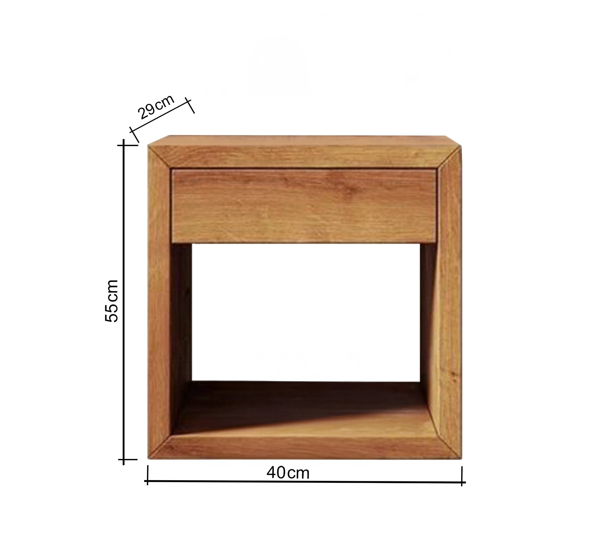 Stylish and space - saving wooden hanging table - Vitrine Furniture - Furniture