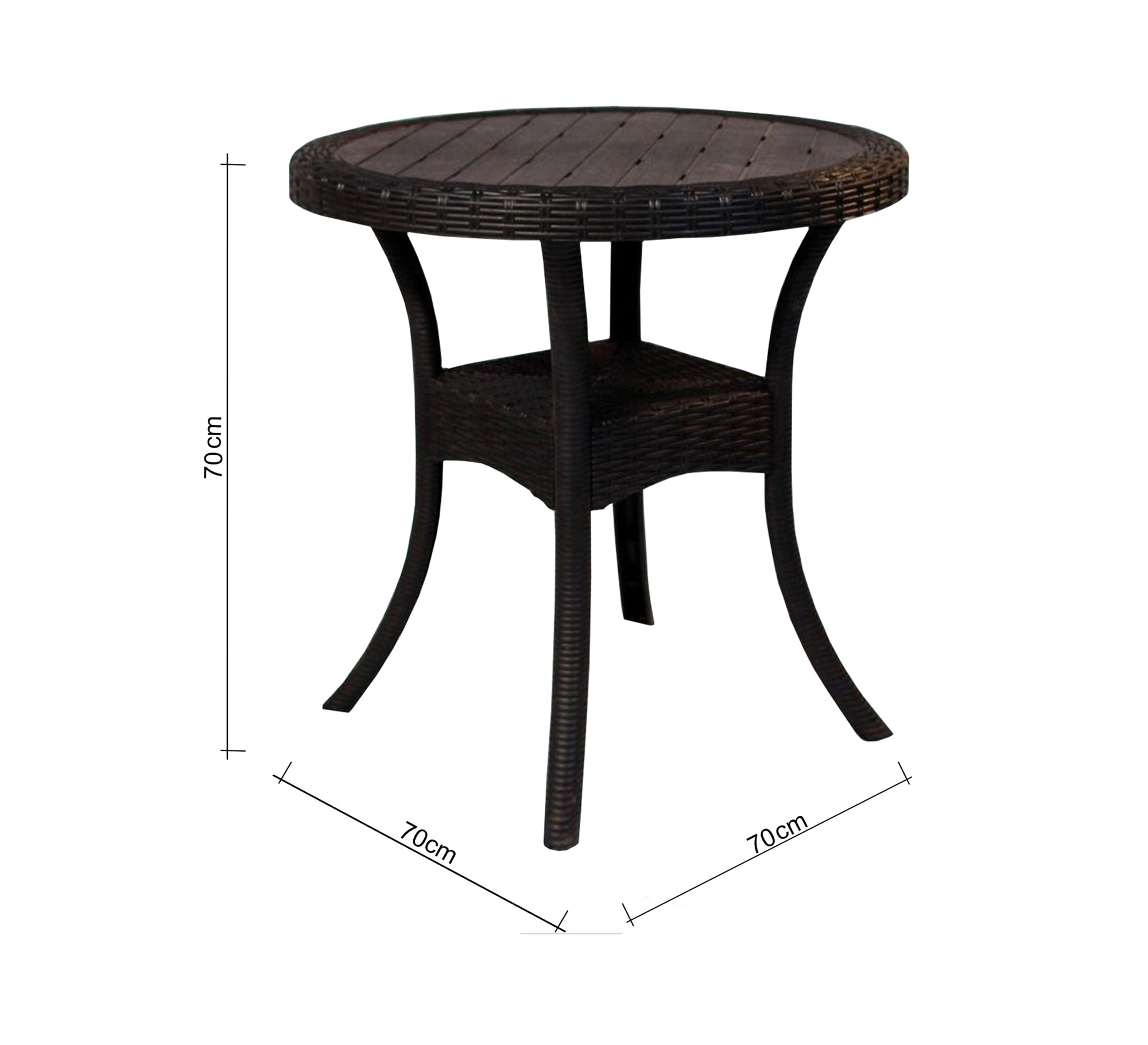 Stylish black and white outdoor dining set - Vitrine Furniture - Outdoor Products