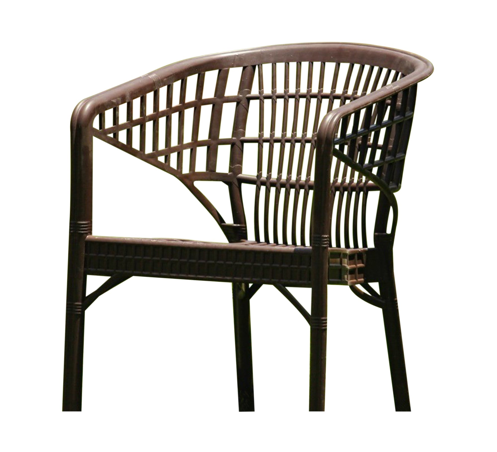 Stylish, comfortable, brown patio set with beige cushions. - Vitrine Furniture - Outdoor Products