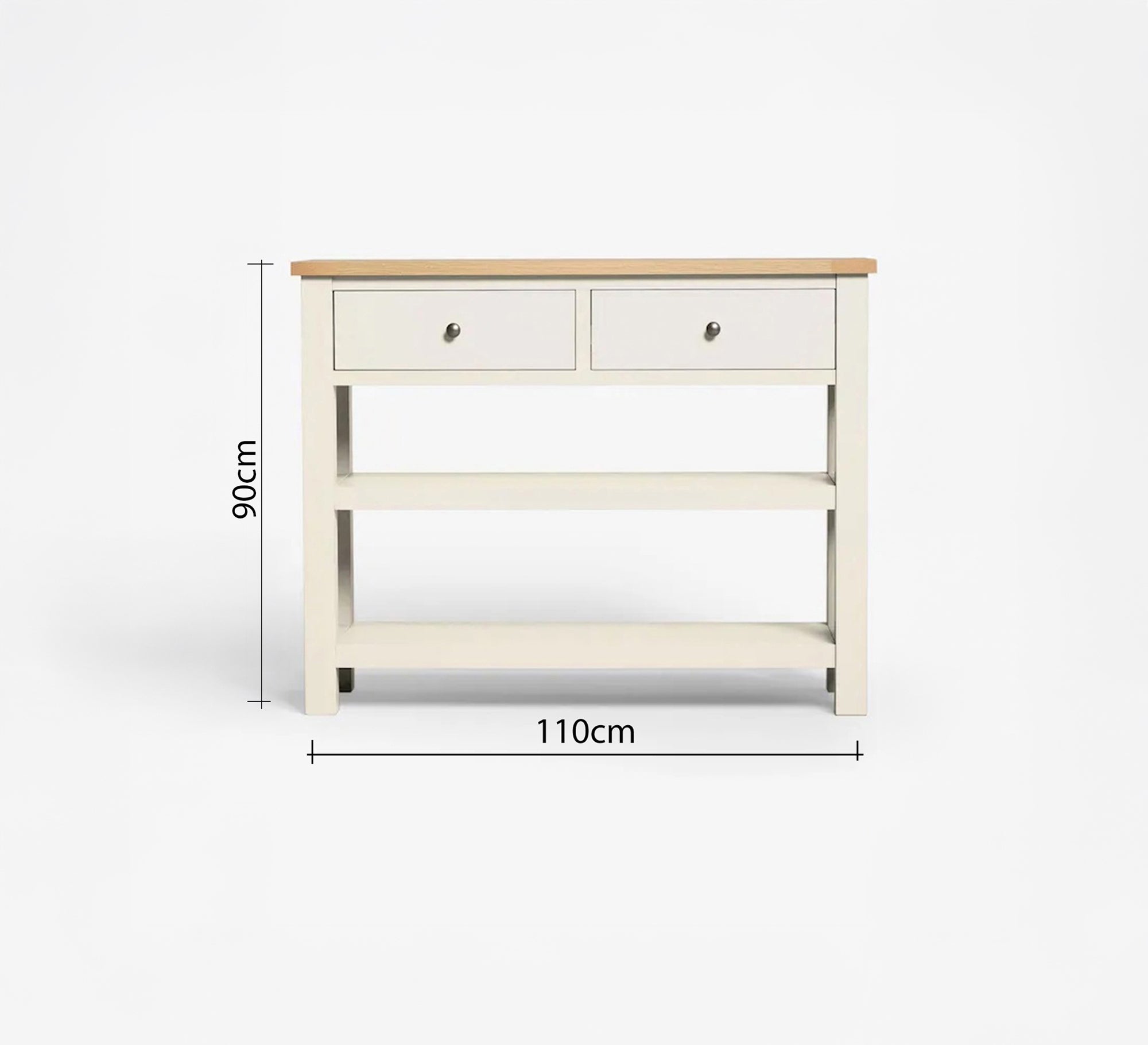 Stylish console table with drawers and shelves - Vitrine Furniture - Furniture