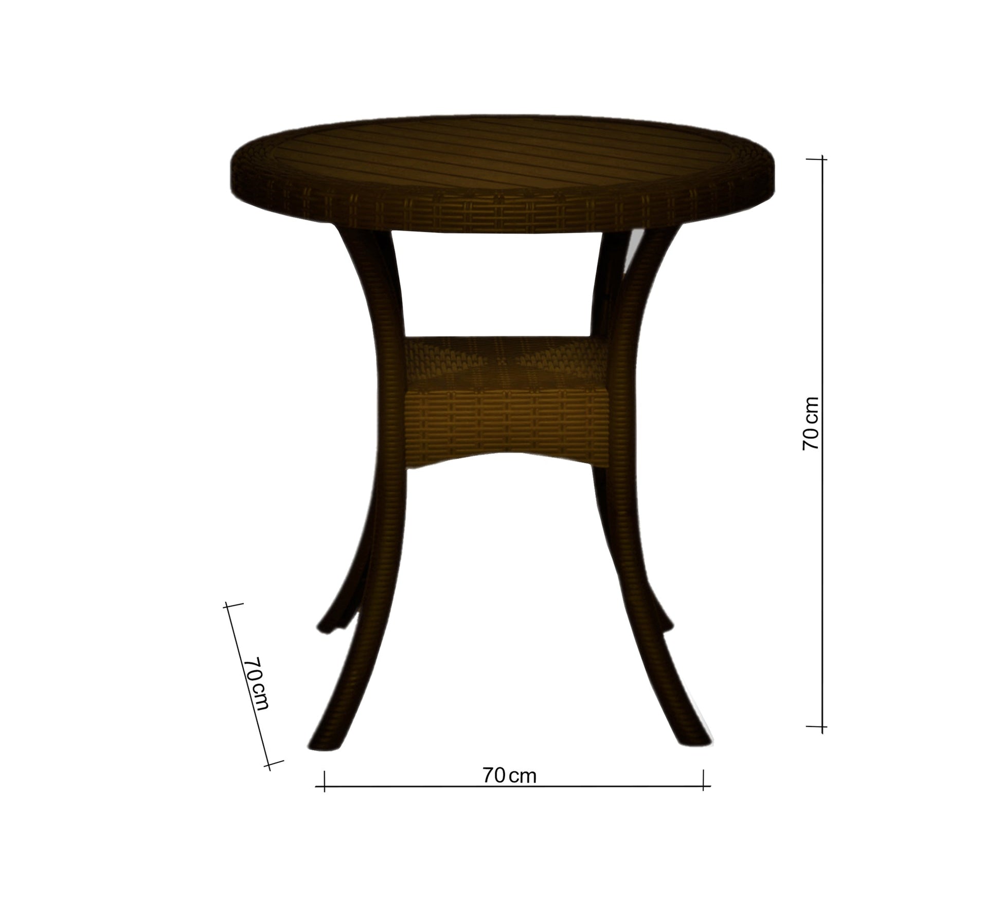 Stylish dark brown outdoor dining set - Vitrine Furniture - Outdoor Products