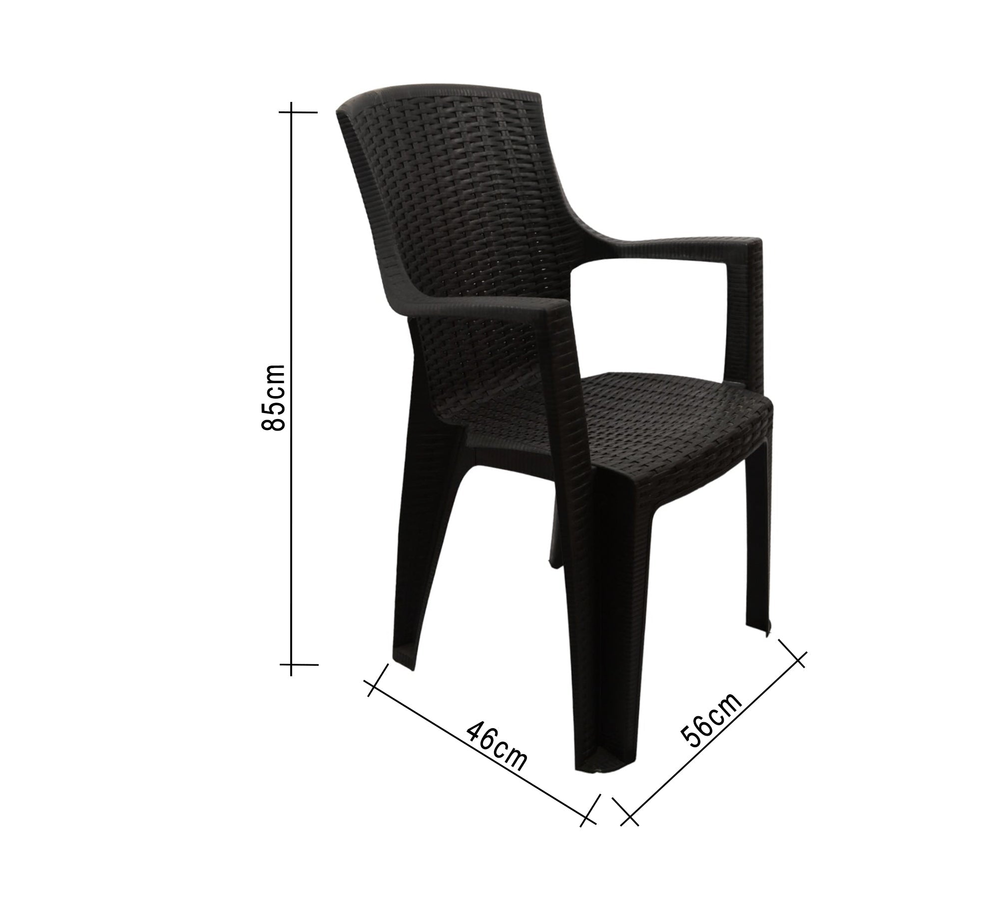 Stylish, durable, and comfortable black outdoor seating set - Vitrine Furniture - Outdoor Products