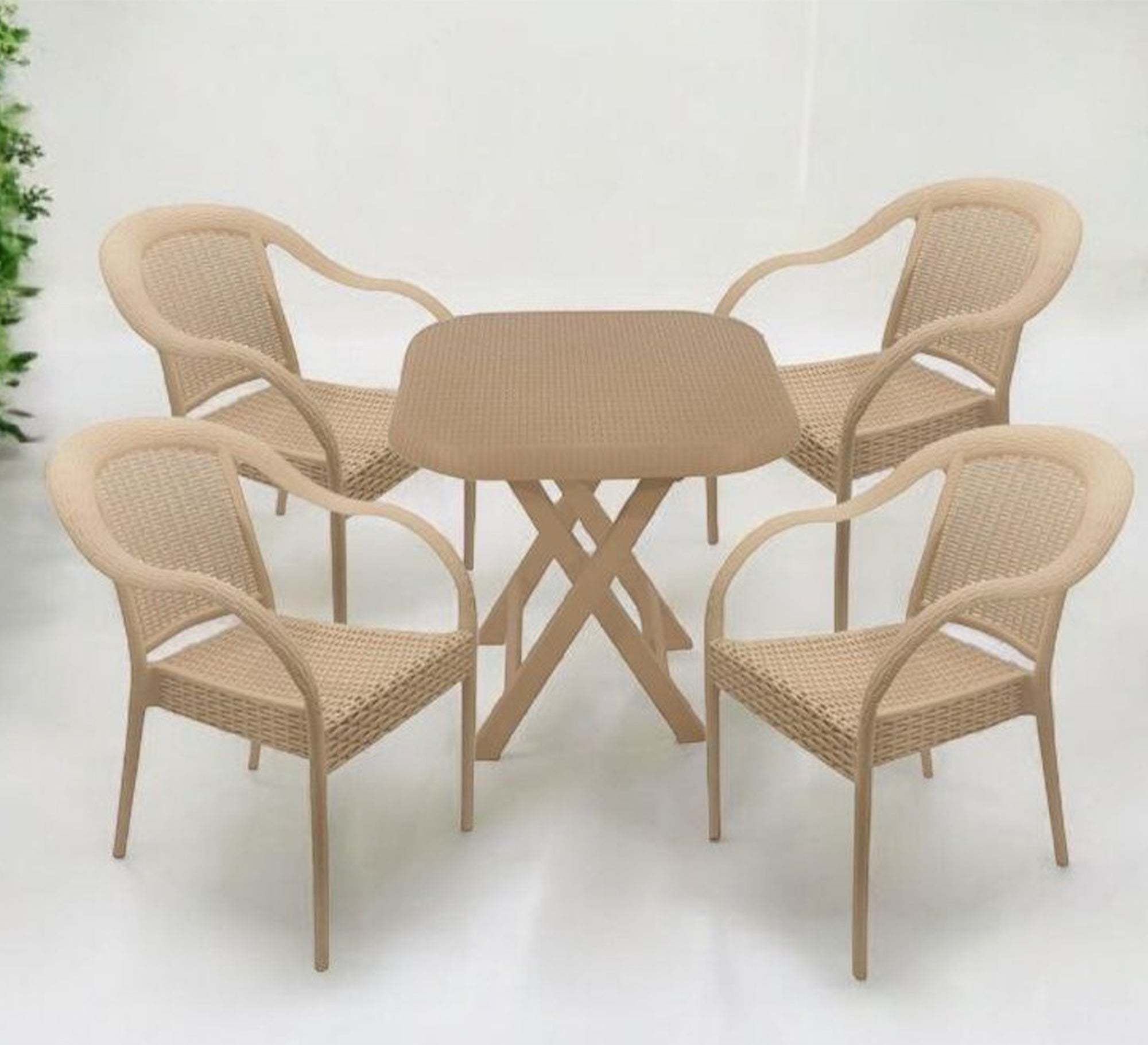 Stylish outdoor dining set for four people - Vitrine Furniture - Outdoor Products