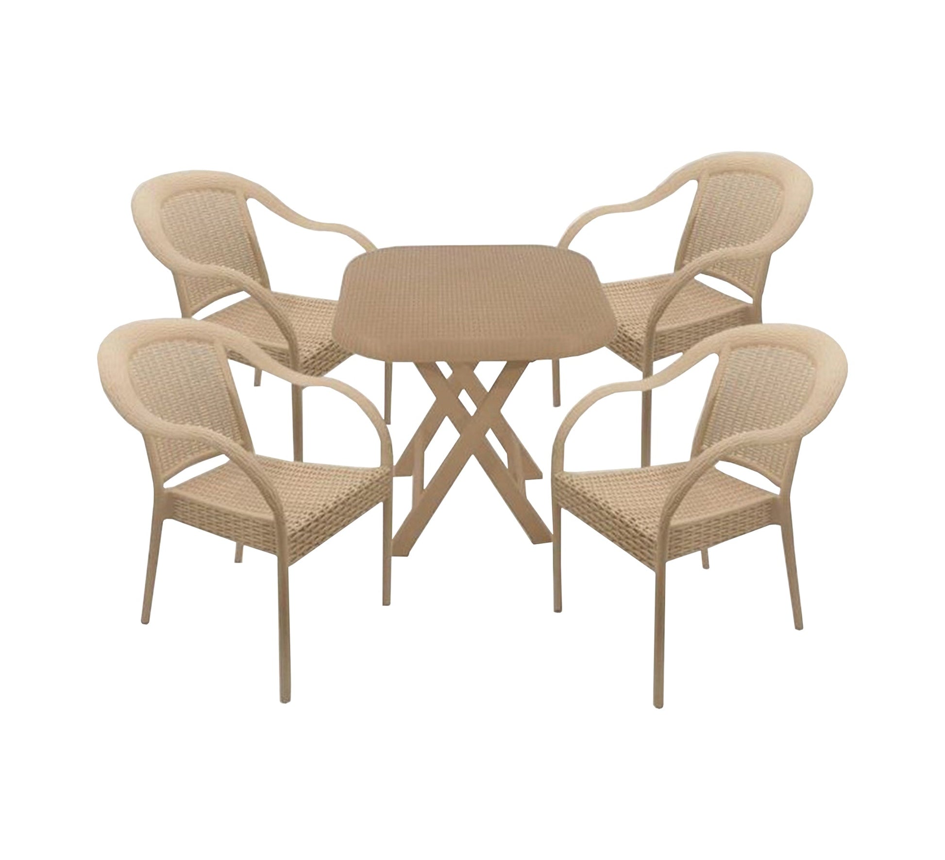 Stylish outdoor dining set for four people - Vitrine Furniture - Outdoor Products