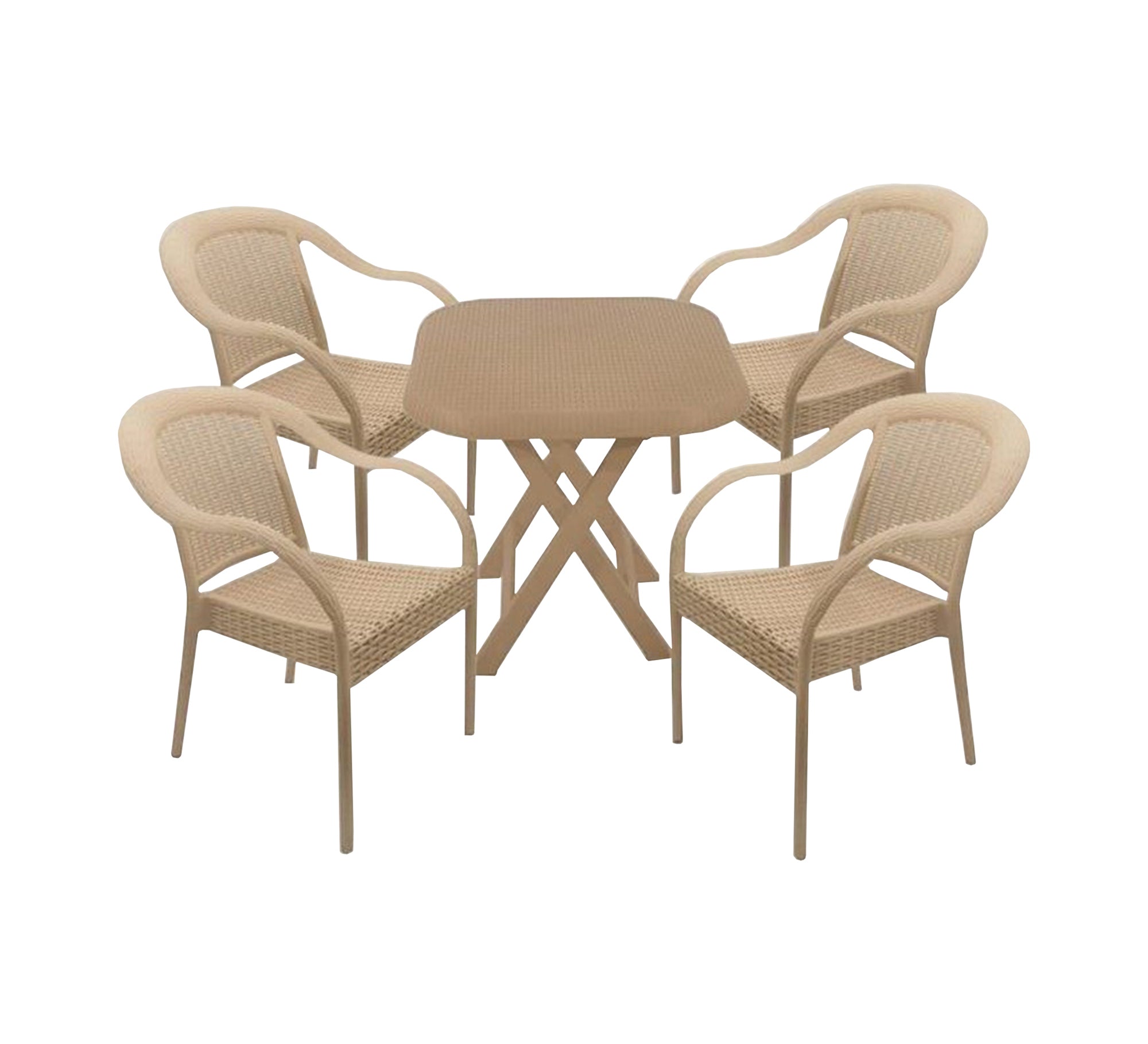 Stylish outdoor dining set for four people - Vitrine Furniture - Outdoor Products