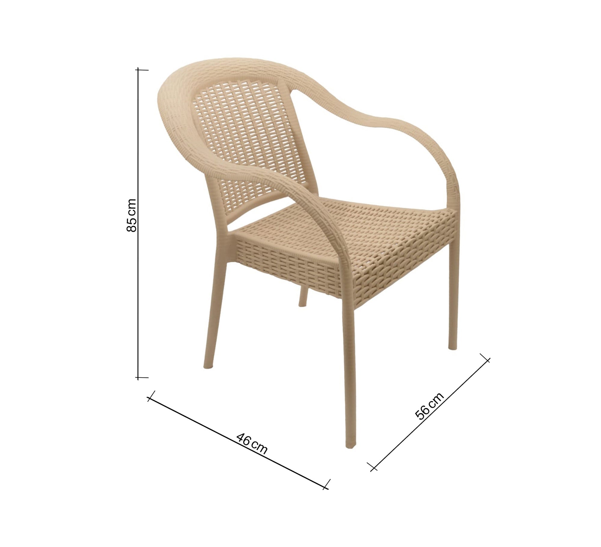 Stylish outdoor dining set for four people - Vitrine Furniture - Outdoor Products