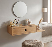 Stylish, practical and space - saving wooden hanging table - Vitrine Furniture - Nightstand