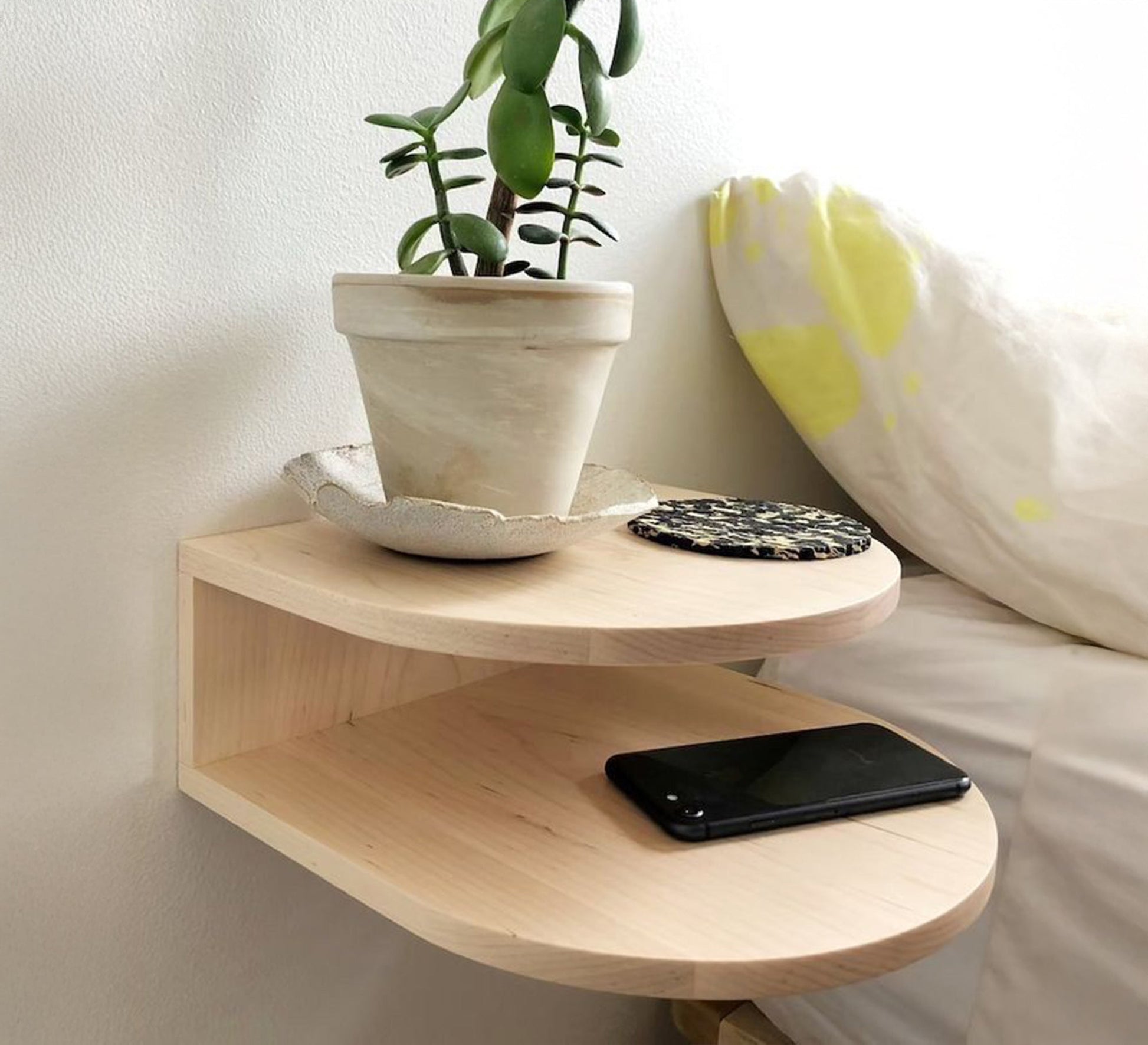 Stylish saving wooden hanging table - Vitrine Furniture - Furniture