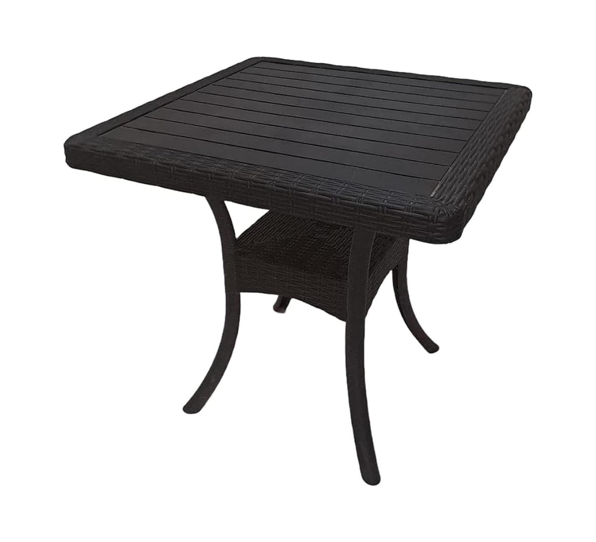 Stylish square table set in black and white - Vitrine Furniture - Outdoor Products