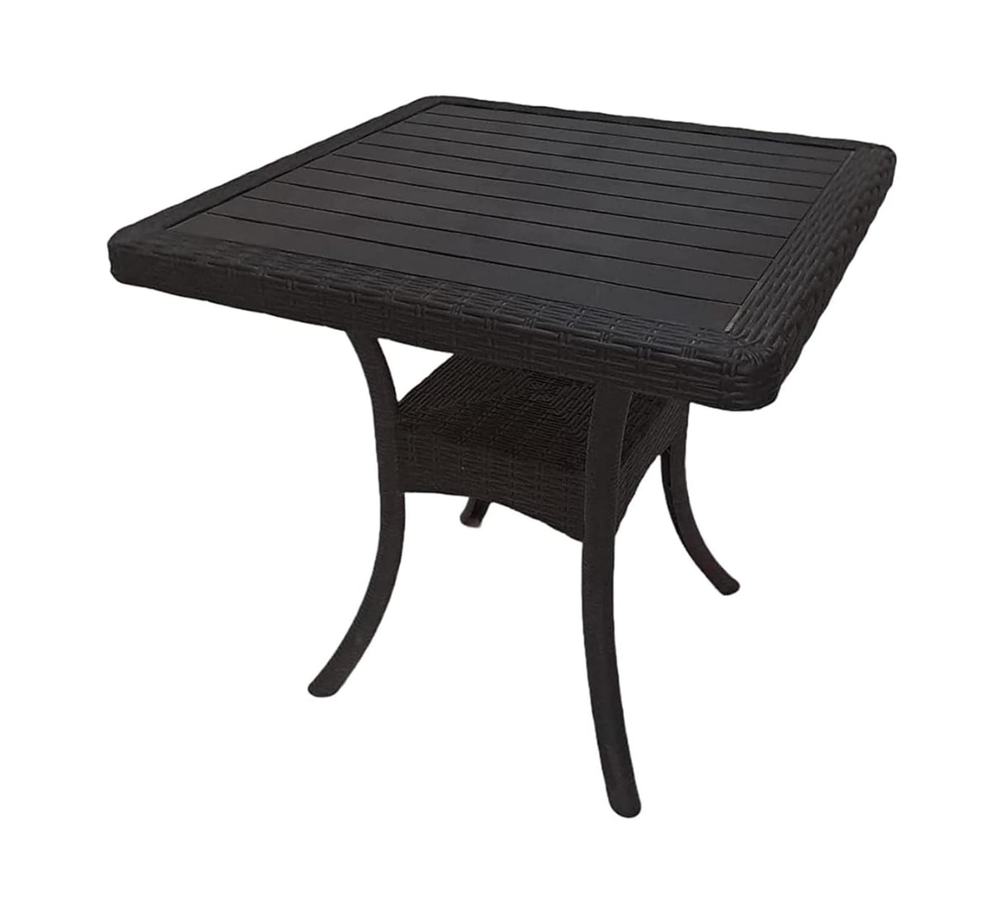 Stylish square table set in black and white - Vitrine Furniture - Outdoor Products