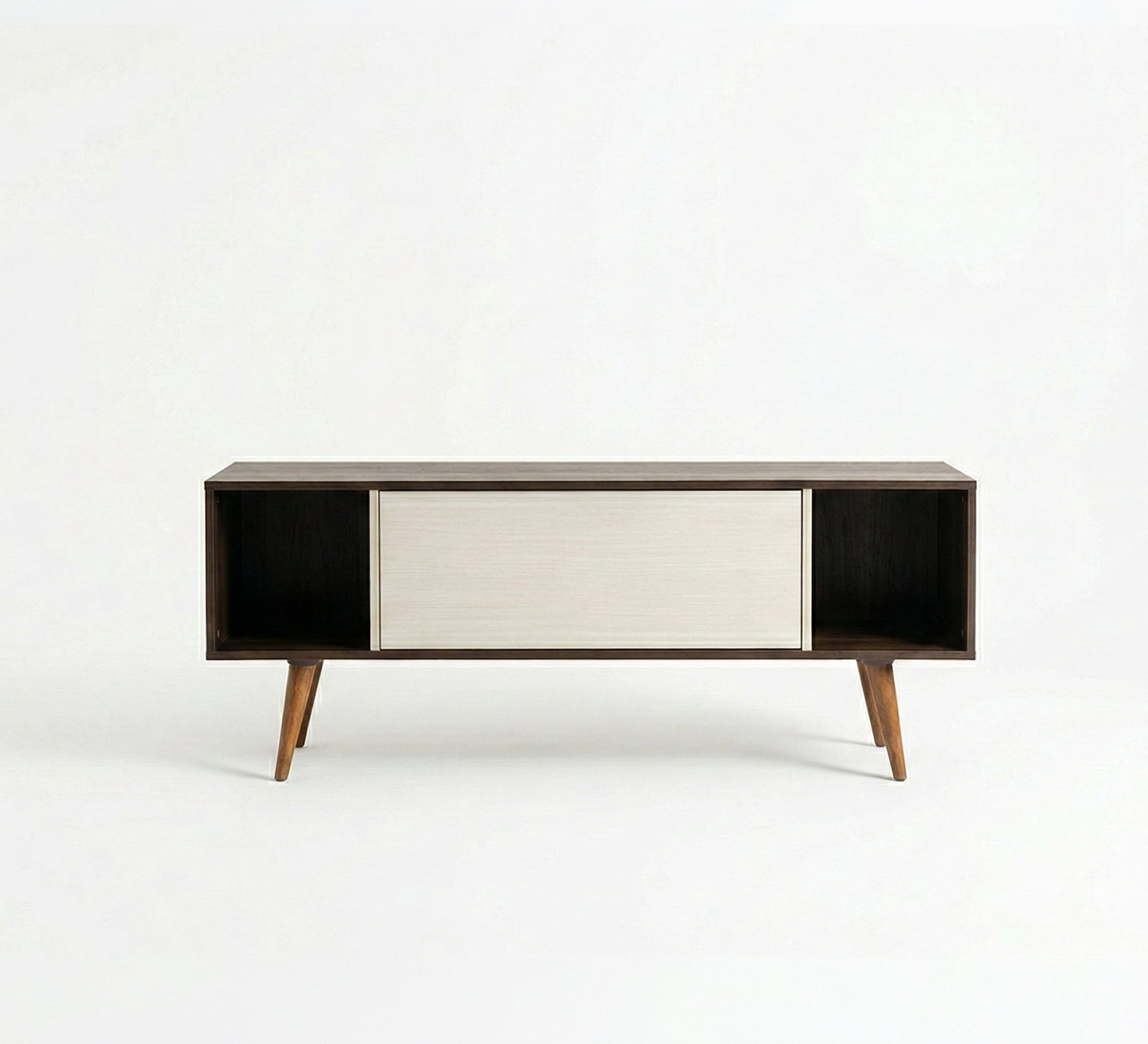 Stylish TV table with elegant wooden legs - Vitrine Furniture - TV Table & Cabinet
