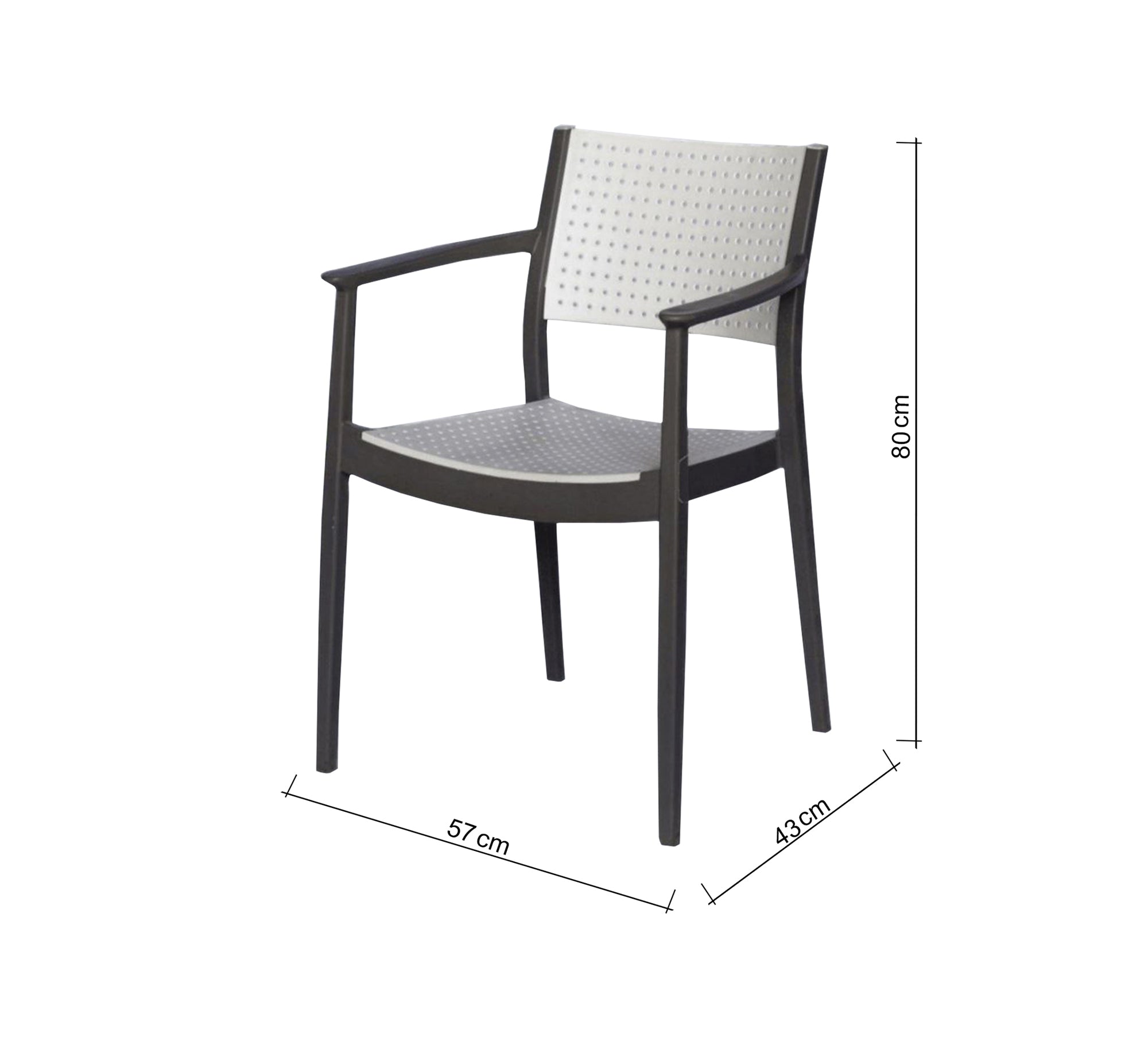 Stylish two - tone garden seating set - Vitrine Furniture - Outdoor Products