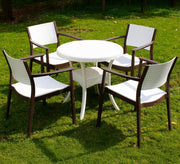 Stylish two - tone garden seating set - Vitrine Furniture - Outdoor Products