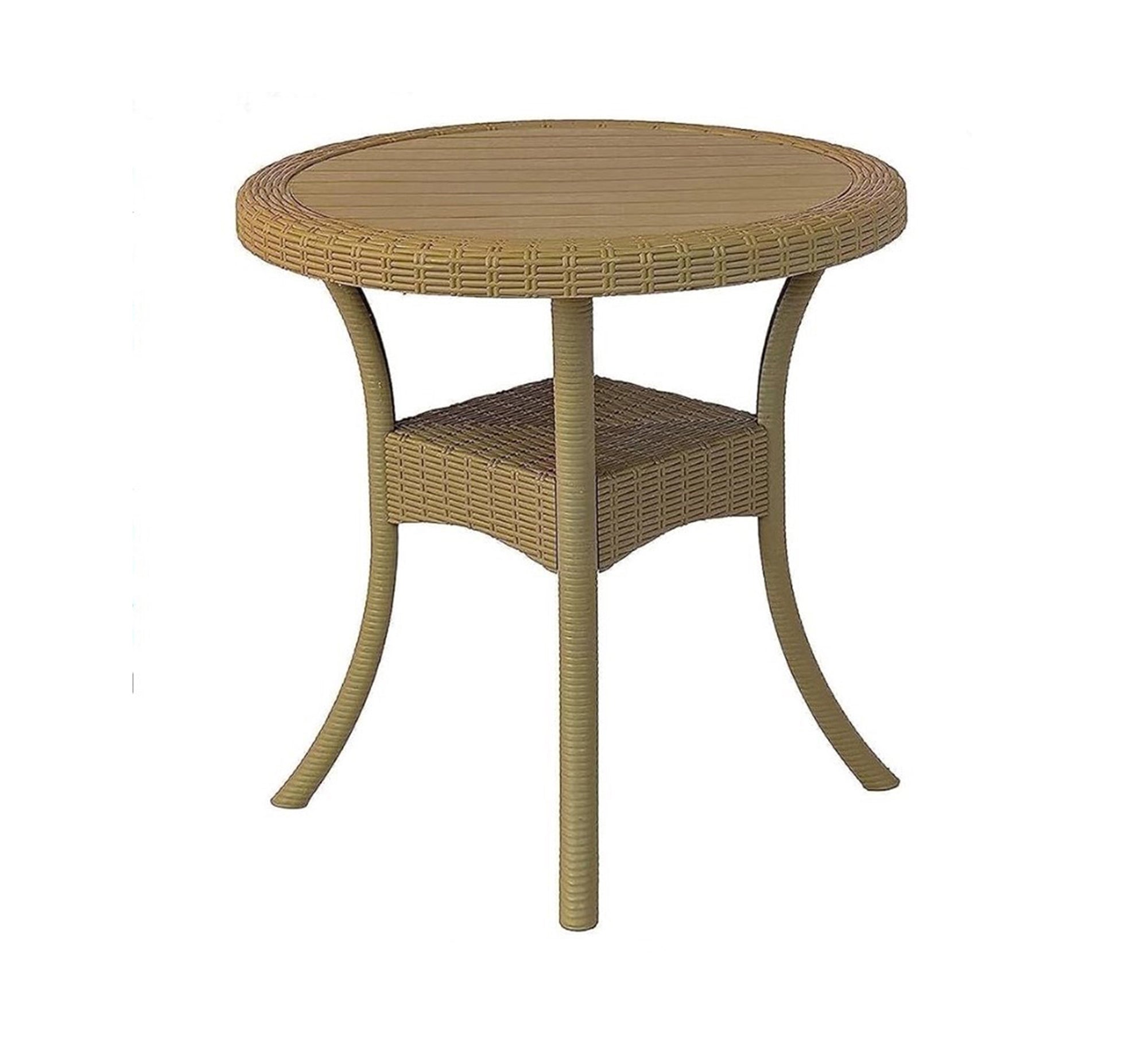 Stylish two - tone white and beige outdoor dining set - Vitrine Furniture - Outdoor Products