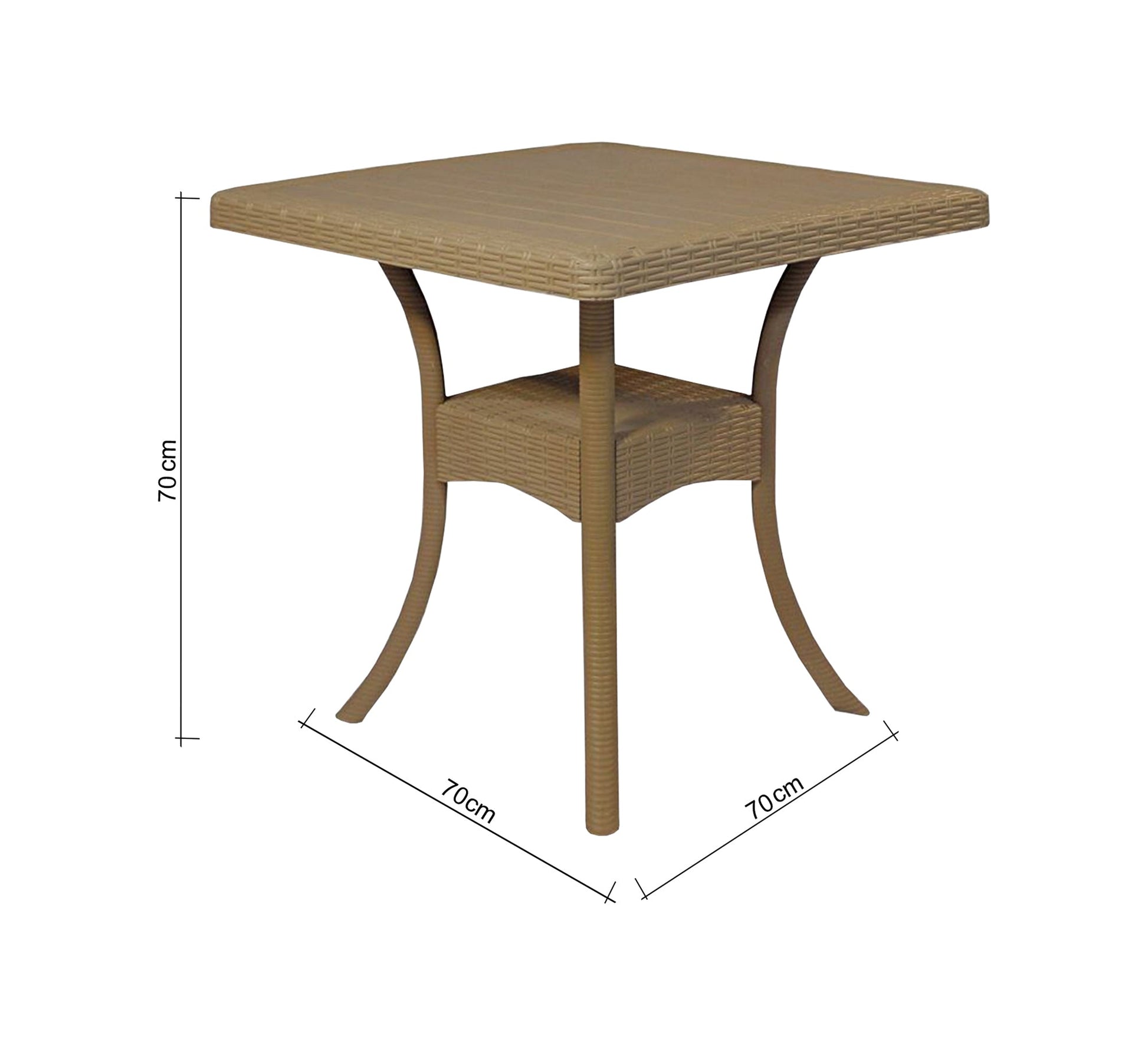 Stylish white and brown garden seating set - Vitrine Furniture - Outdoor Products