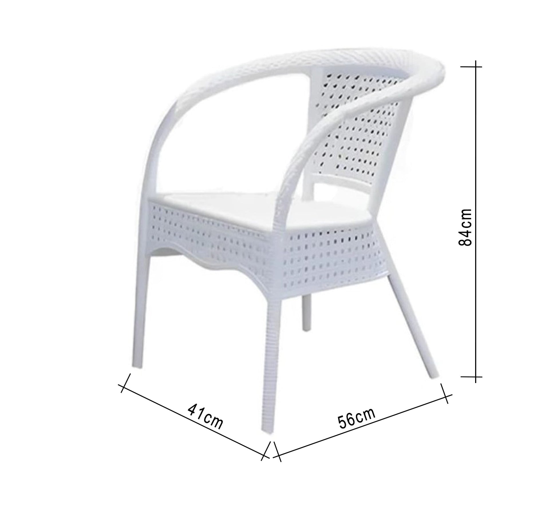 Stylish white outdoor seating set, practical and comfortable - Vitrine Furniture - Outdoor Products