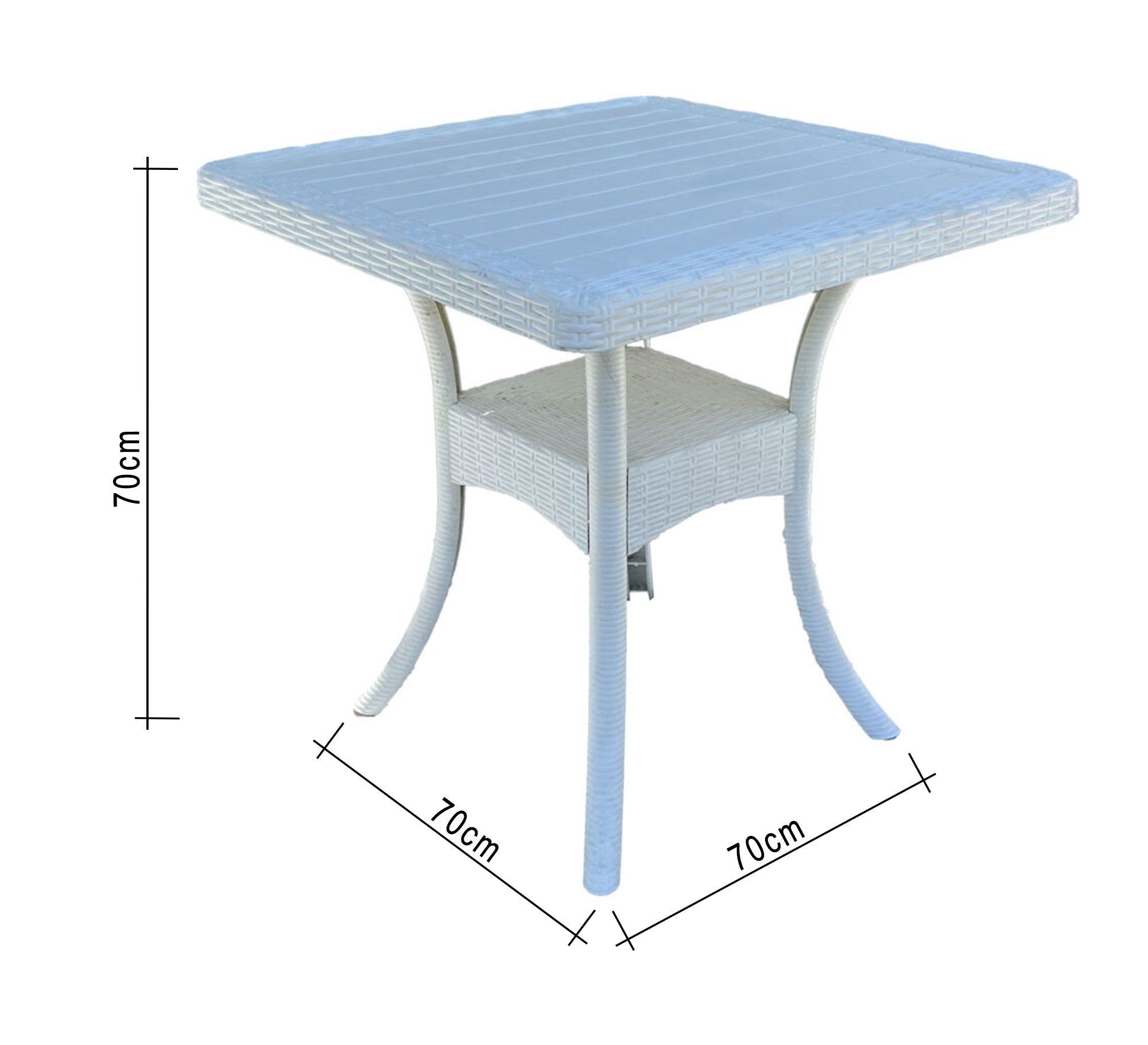 Stylish white outdoor seating set, practical and comfortable - Vitrine Furniture - Outdoor Products