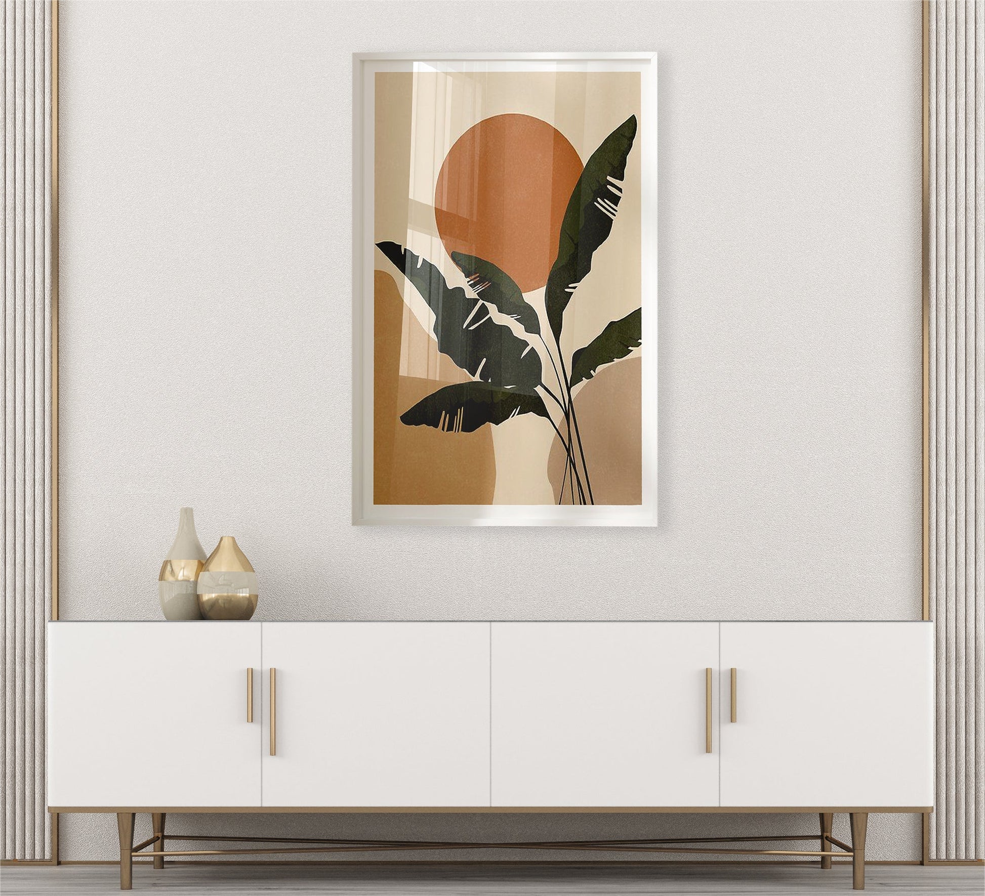 Sunset Boho Art Printed Canvas - Vitrine Furniture - Décor