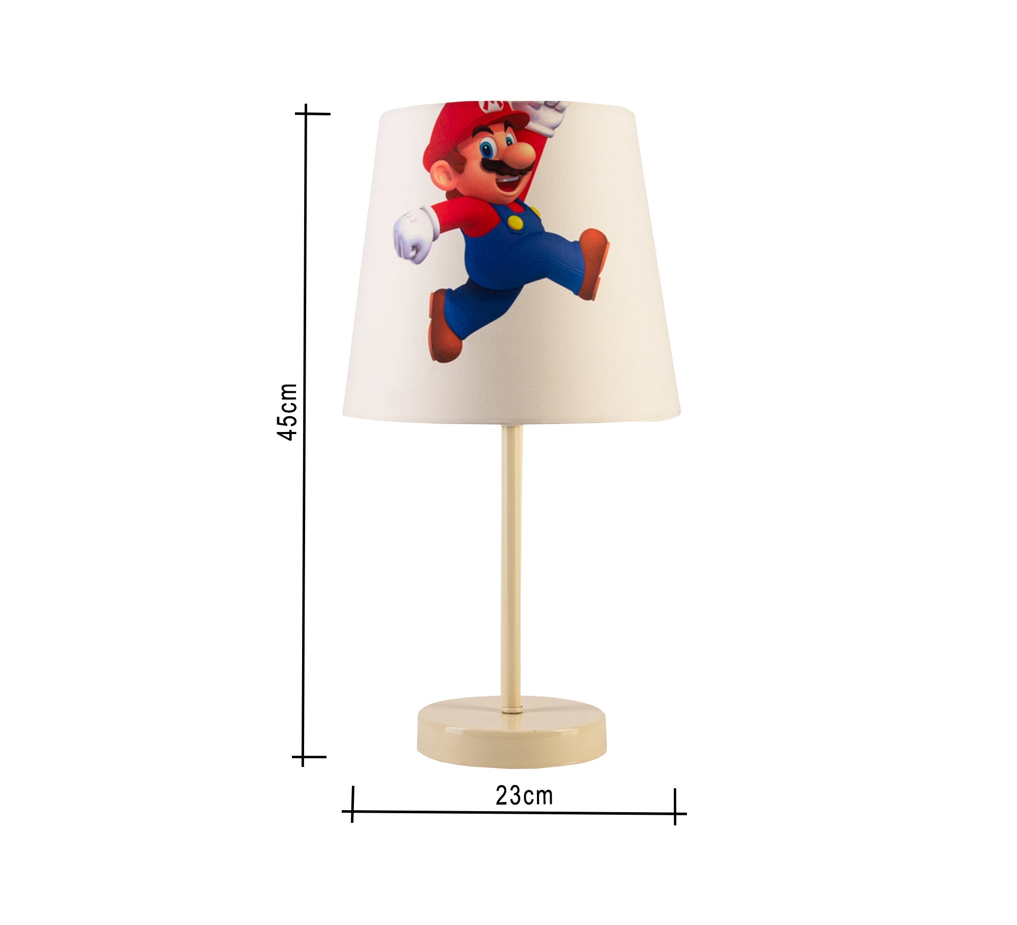 Super Mario Lamp: Adds gaming fun to your room with a beige base - Vitrine Furniture - Lighting