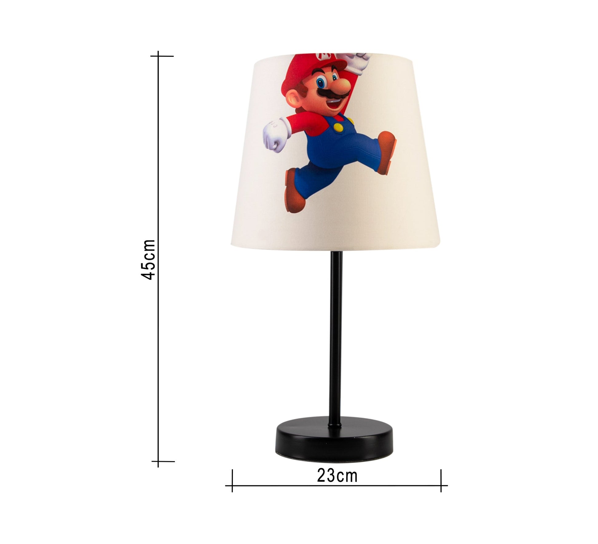 Super Mario Lamp: Adds gaming fun to your room with a black base - Vitrine Furniture - Lighting