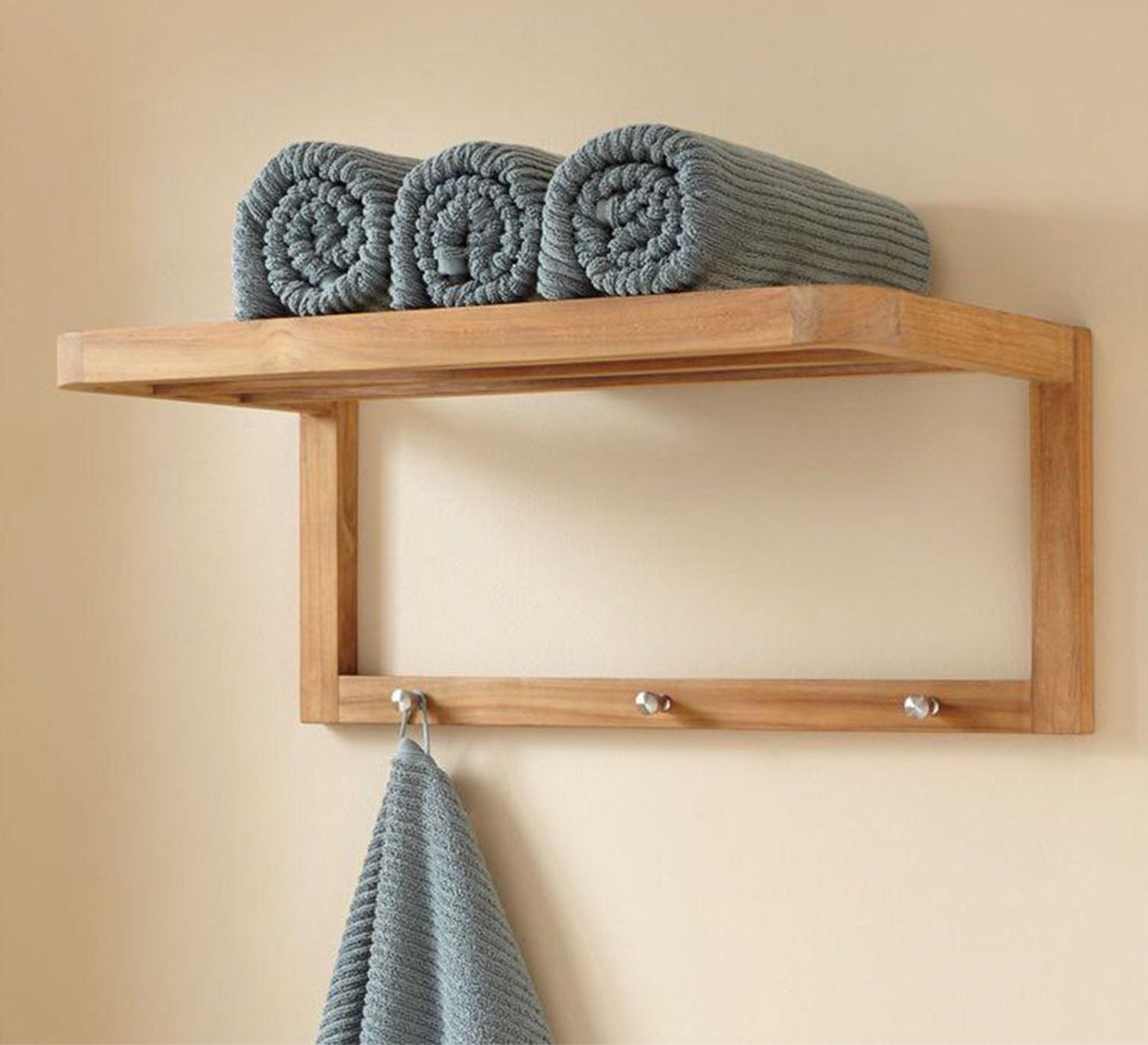 Swedish Wood Towel Holder - Vitrine Furniture - Furniture