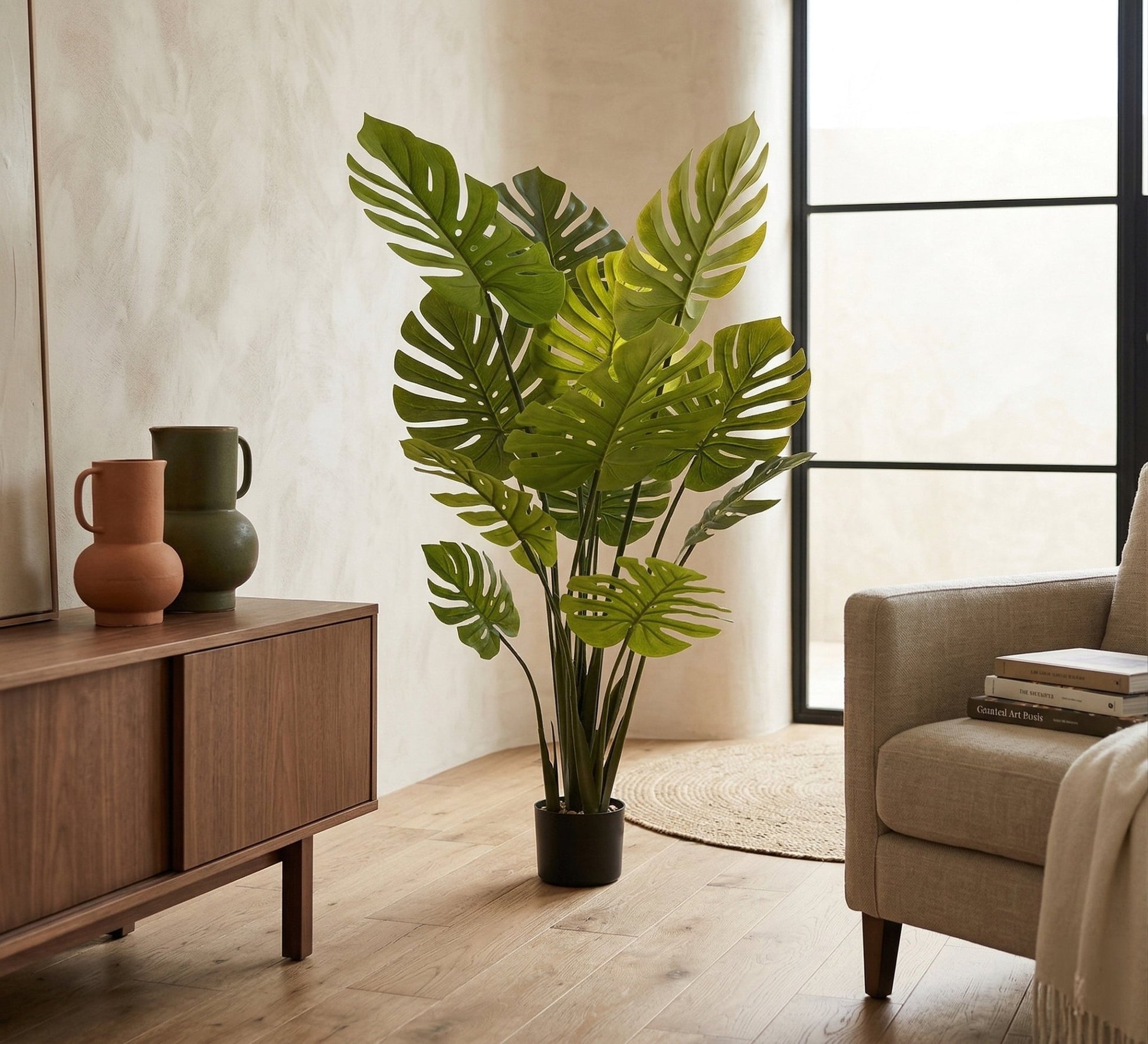 Swiss Cheese Plant Pot - Chic & Durable Design - Vitrine Furniture - Pots & Plants