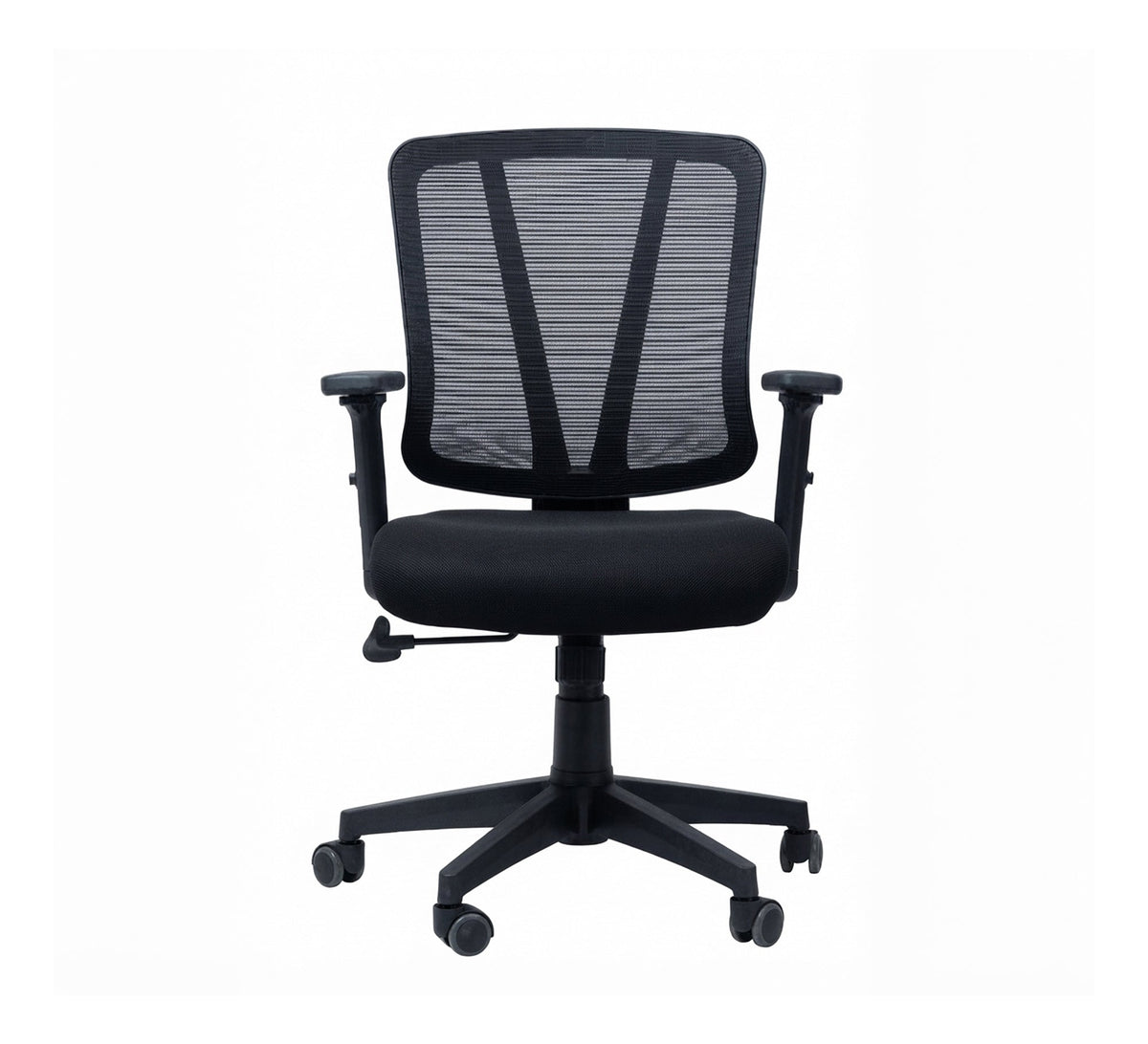 Swivel Office Chair with Adjustable Armrests - Vitrine Furniture - Office Chairs