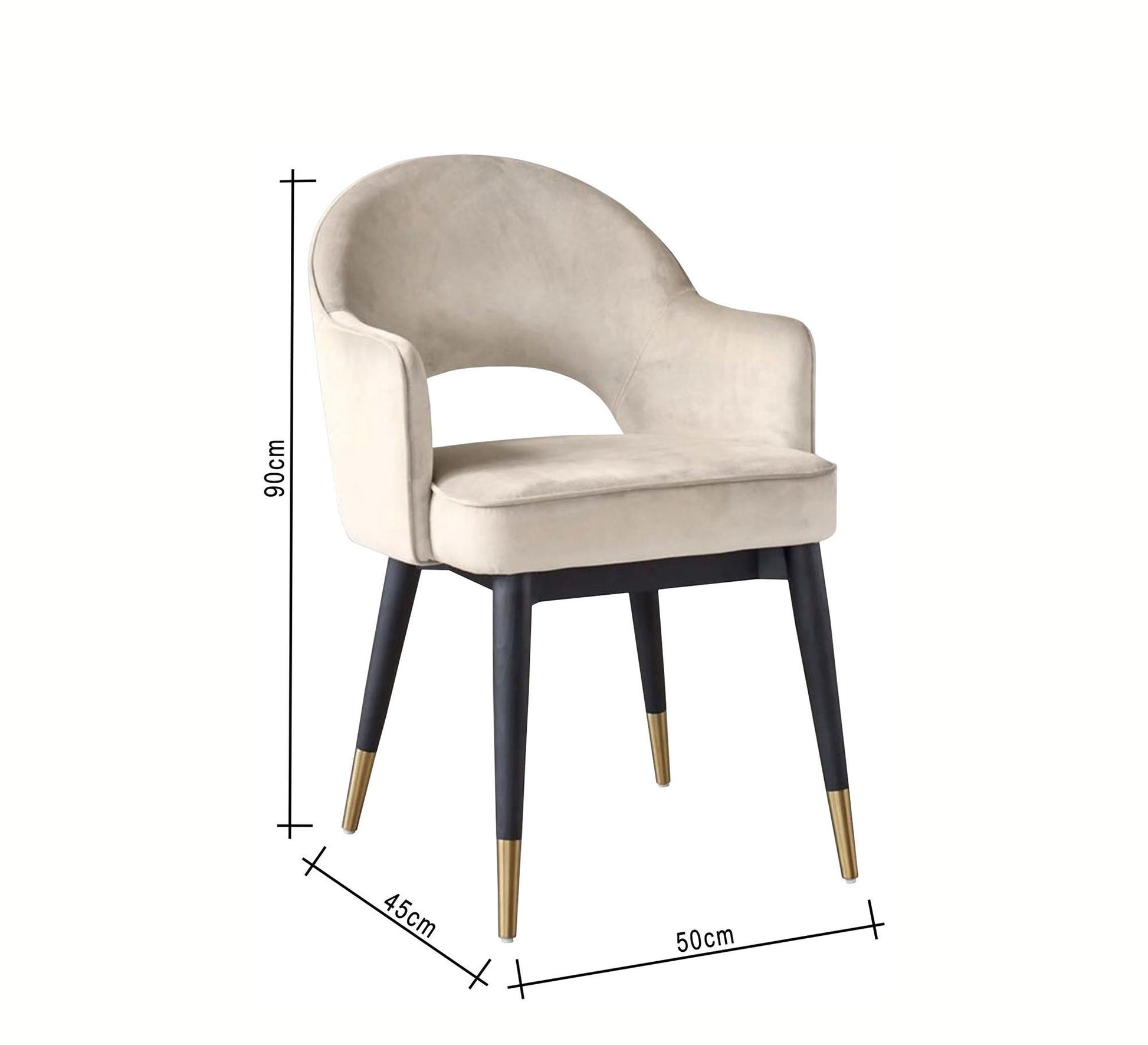 Table chair with side armrests - Vitrine Furniture - Furniture