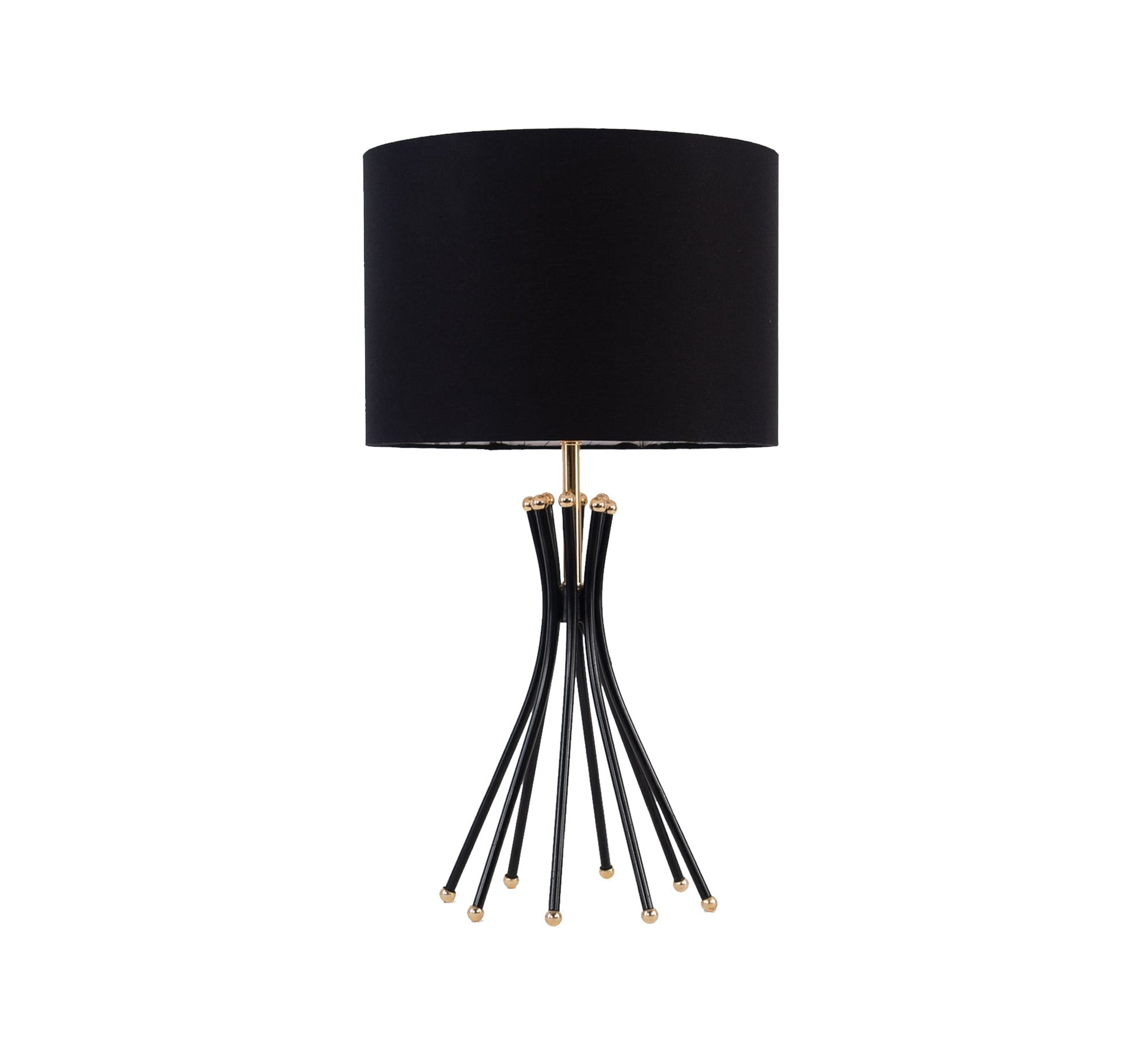 Table lamp with black shade and black base - Vitrine Furniture - Lighting