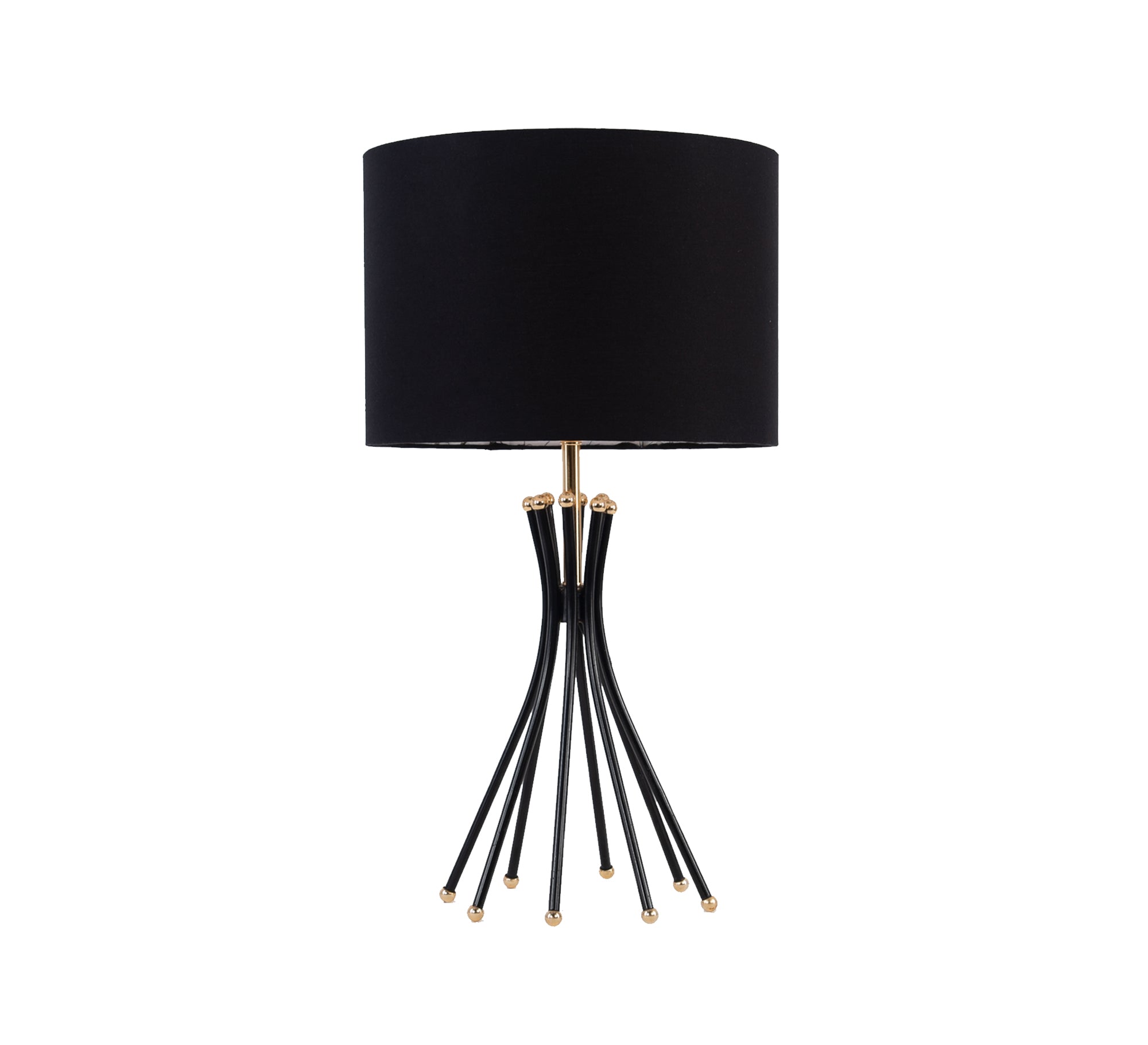 Table lamp with black shade and black base - Vitrine Furniture - Lighting