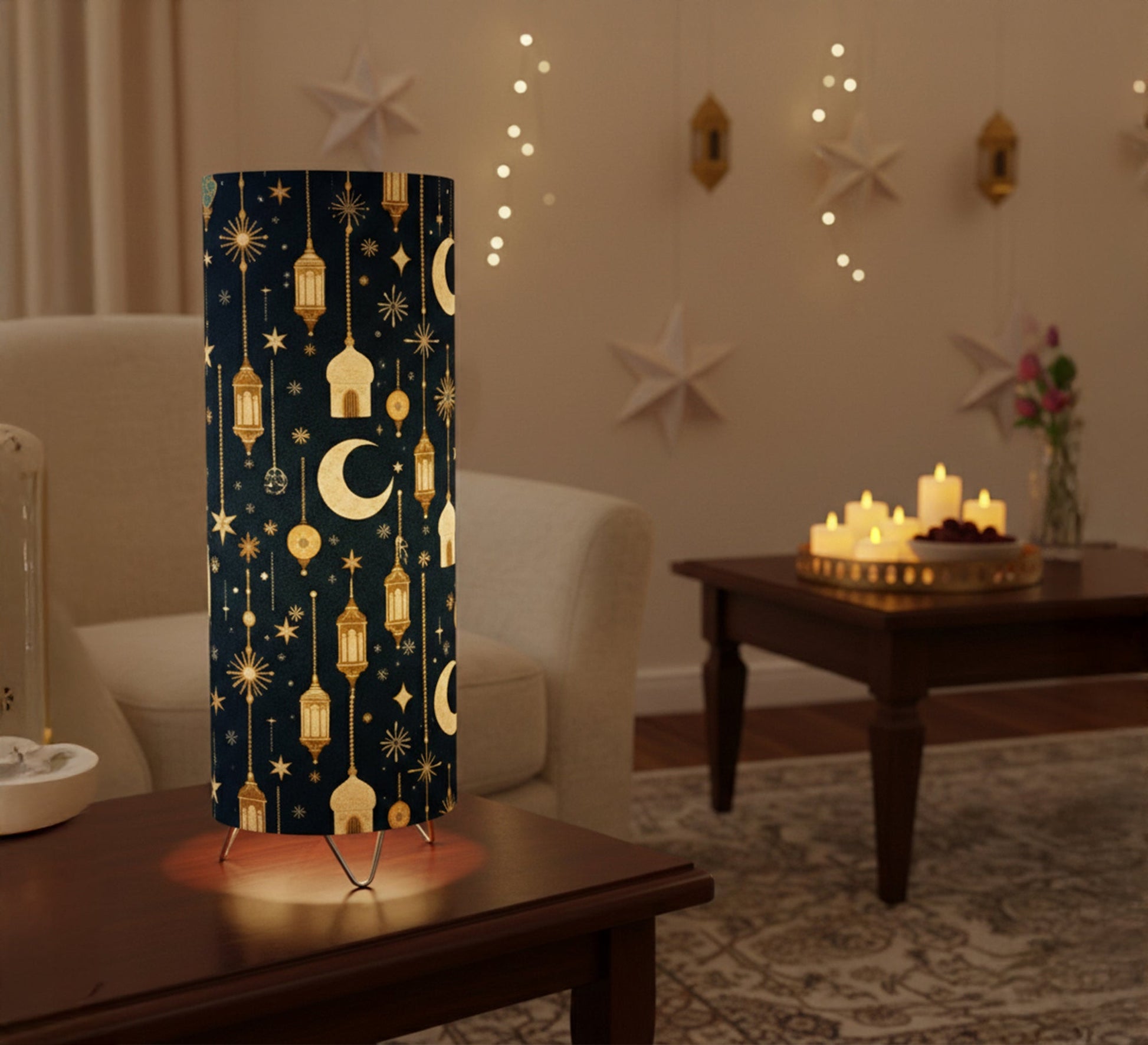 Table lamp with cheerful Ramadan designs - Vitrine Furniture - Table lamps