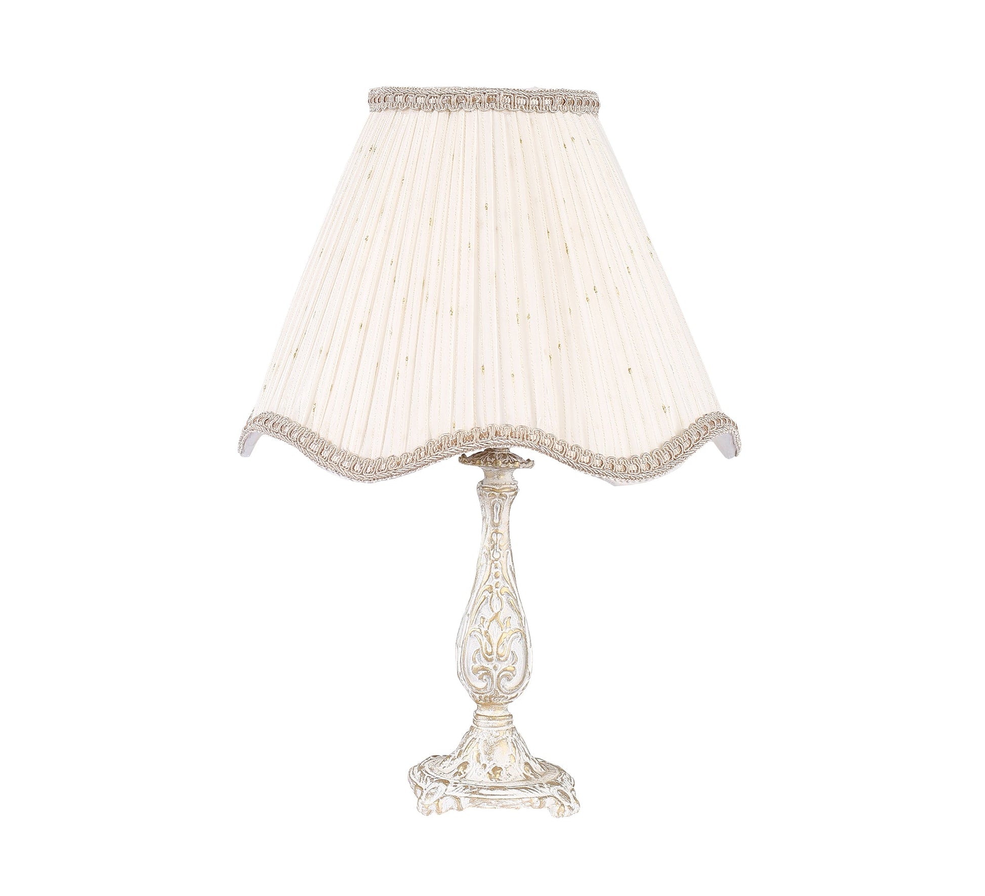 Table lamp with elegant motifs and a golden touch - Vitrine Furniture - Lighting