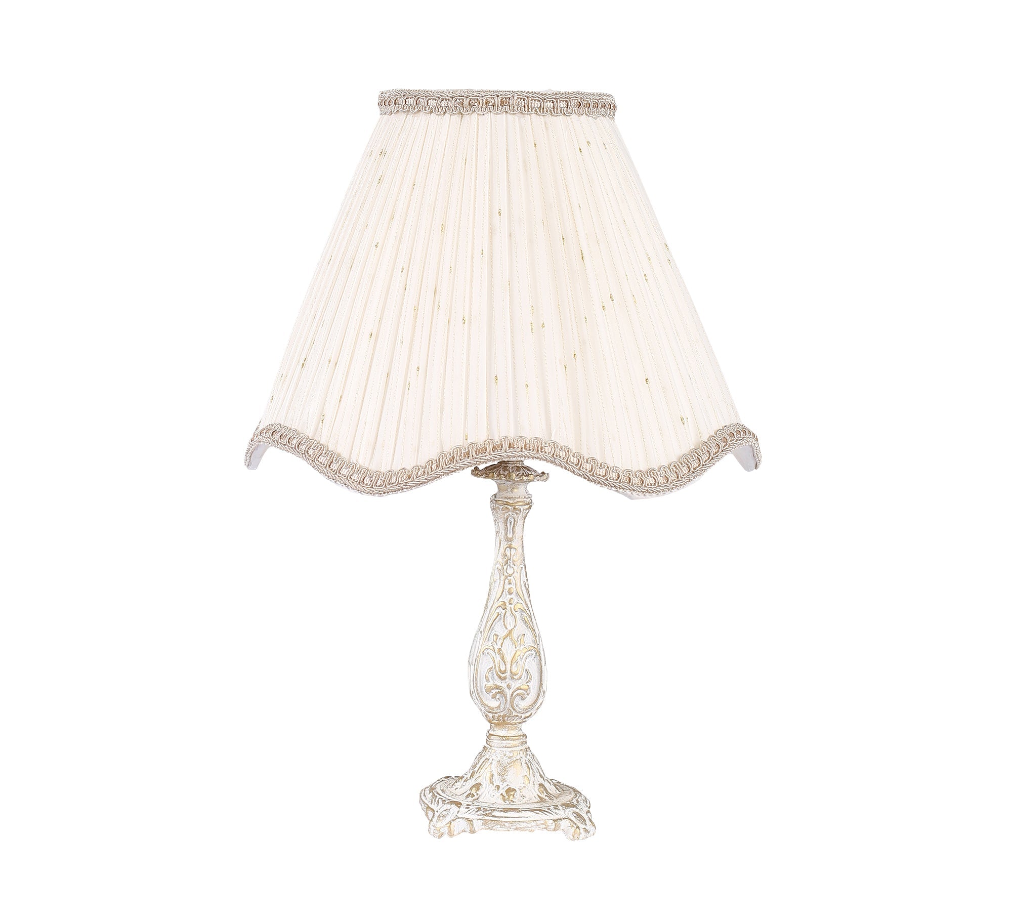 Table lamp with elegant motifs and a golden touch - Vitrine Furniture - Lighting