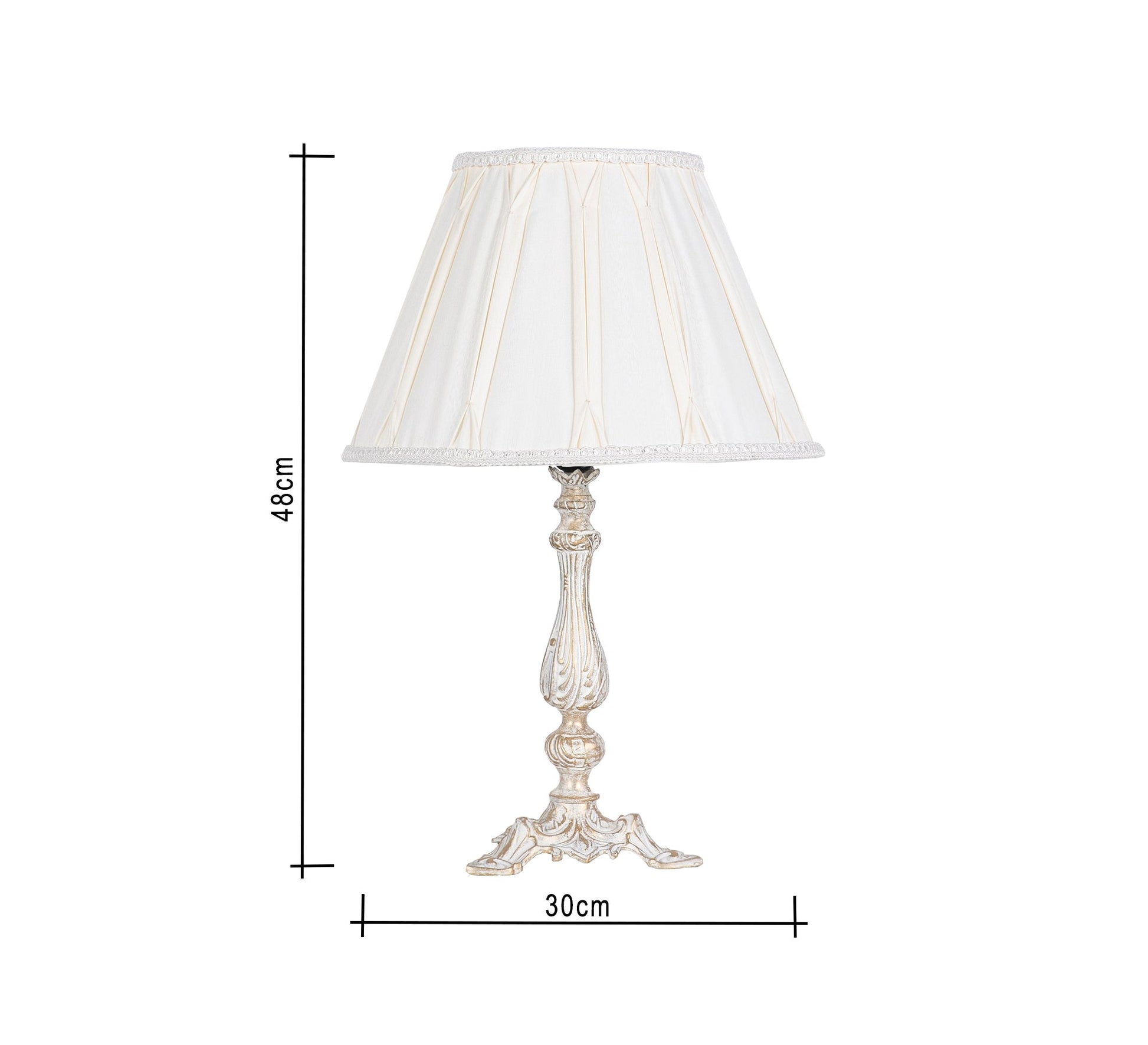 Table lamp with fabric shade - Vitrine Furniture - Lighting