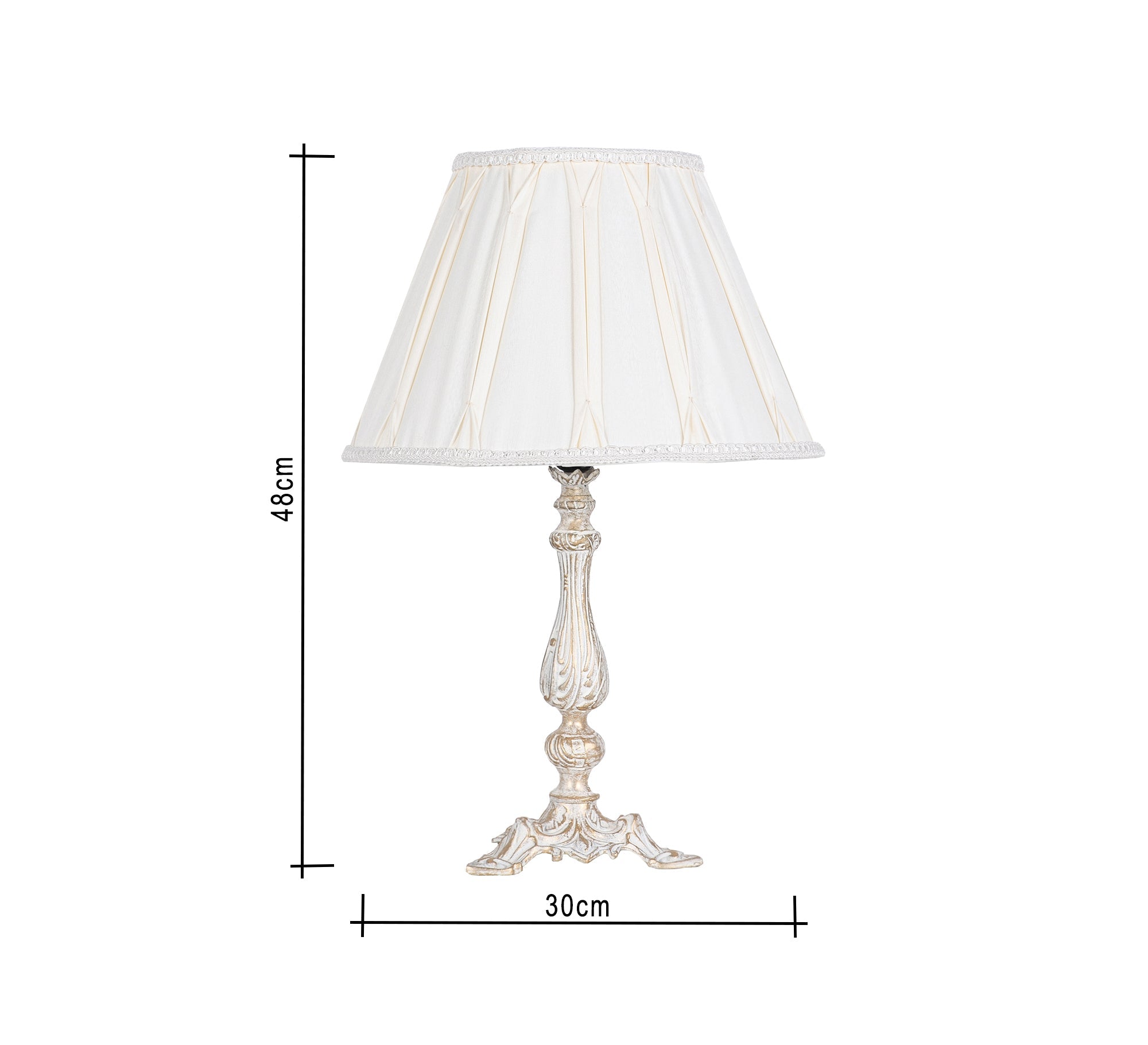 Table lamp with fabric shade - Vitrine Furniture - Lighting