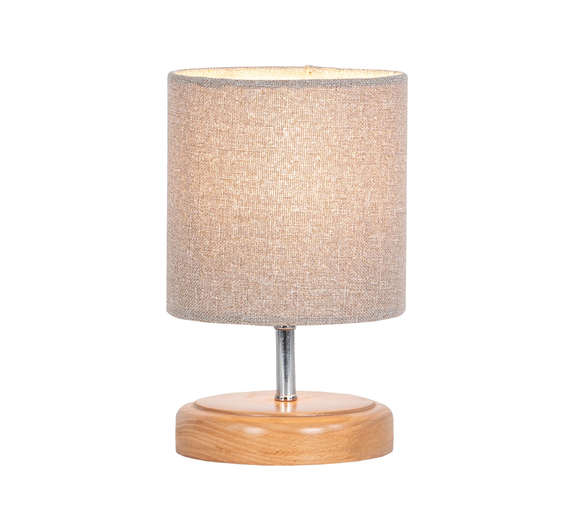table lamp with wooden base - Vitrine Furniture - Lighting