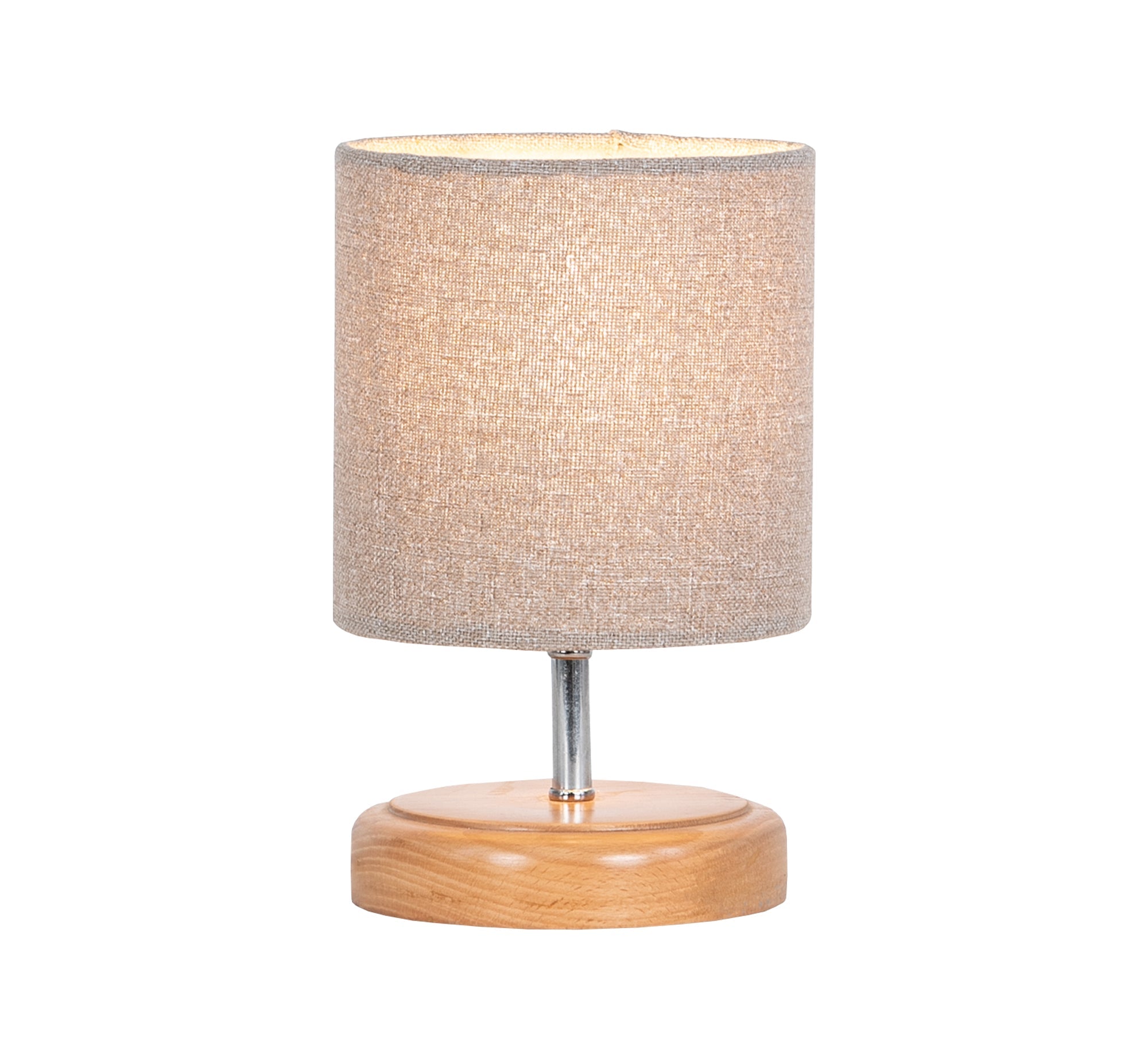 table lamp with wooden base - Vitrine Furniture - Lighting