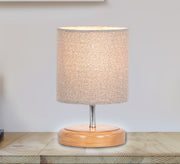 table lamp with wooden base - Vitrine Furniture - Lighting